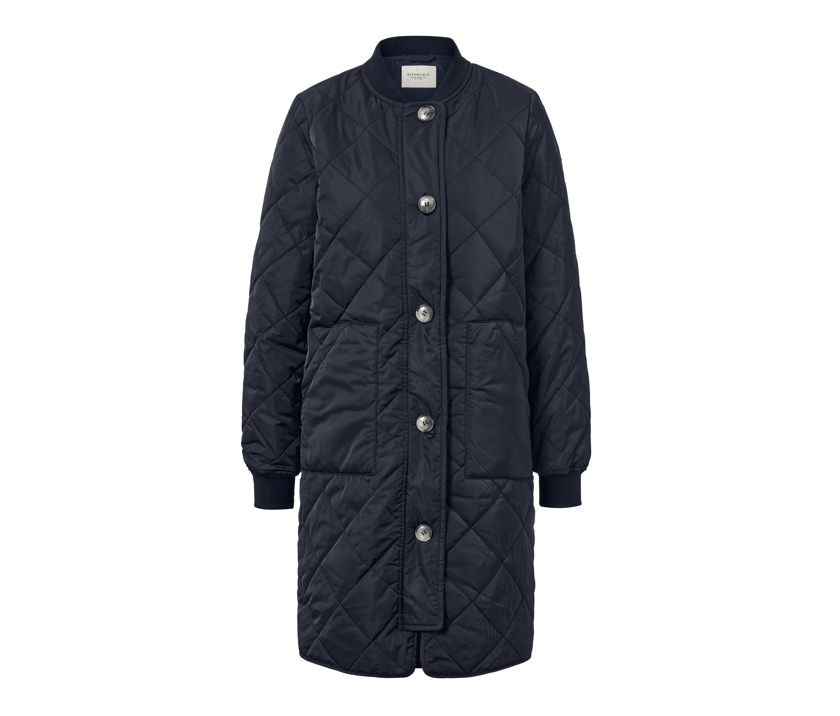 Tchibo - Płaszcz pikowany- niebieski