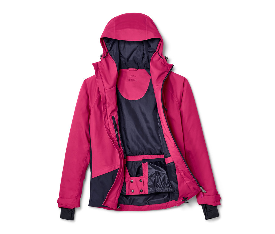 Otwarta kurtka narciarska.