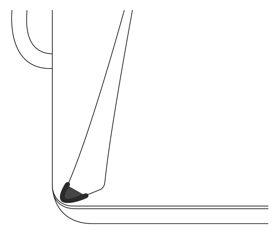 Zbliżenie na profesjonalną trzepaczkę kuchenną.