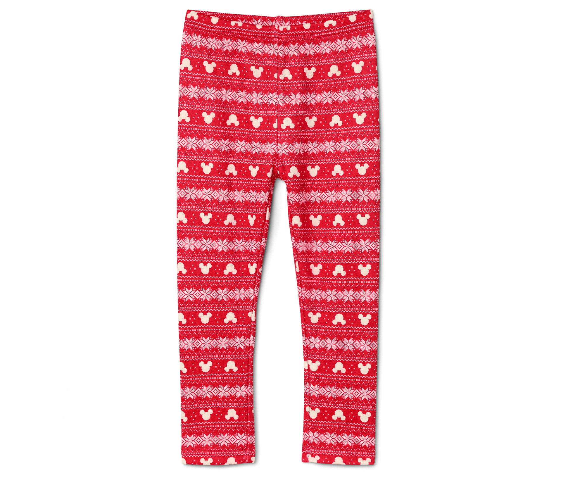 Tchibo - Legginsy termoaktywne „Mickey Mouse” - kobieta- biały/czerwony