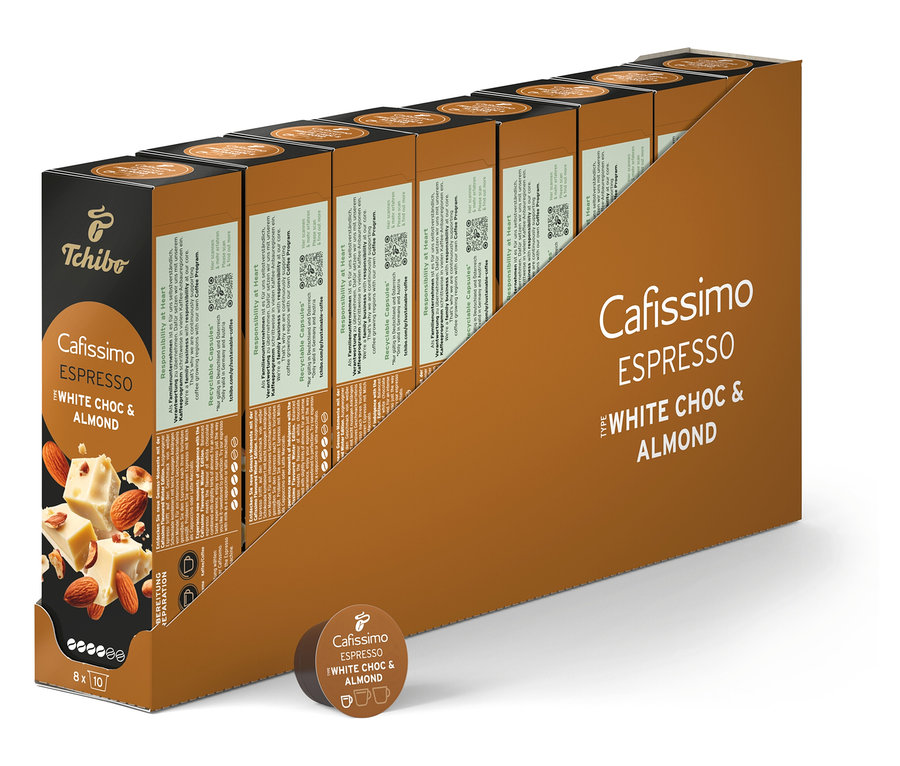 Cafissimo Flavoured Espresso - White Choc & Almond - 80 kapsułek