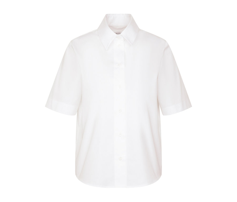 Biała koszula z krótkim rękawem Seidensticker.