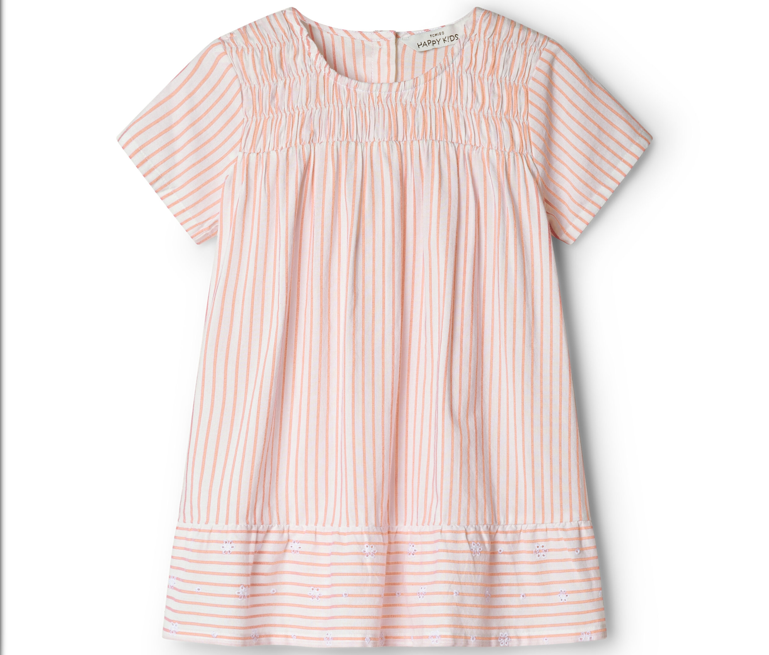 Tchibo - Bluzka z tkaniny- różowy/biały