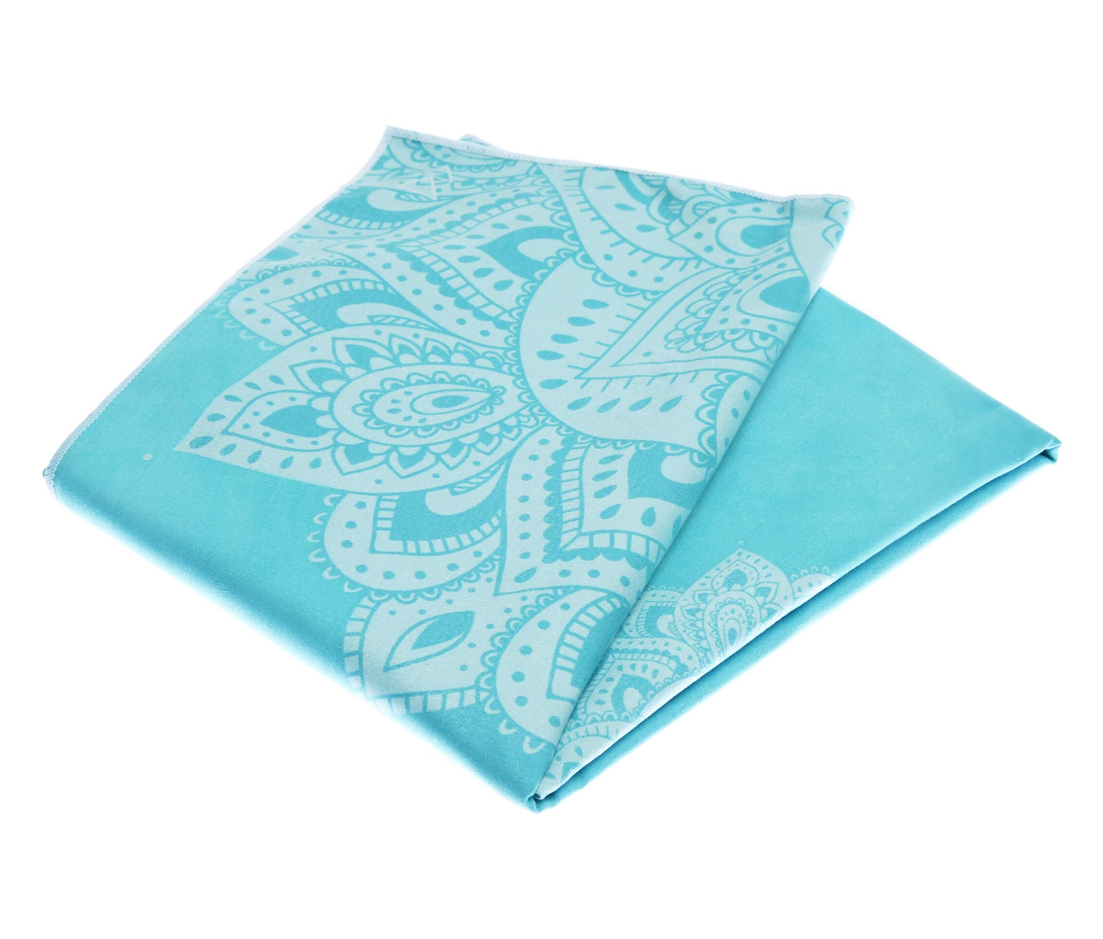 Tchibo - Ręcznik do jogi Yoga Design Lab - kolor: turkusowy