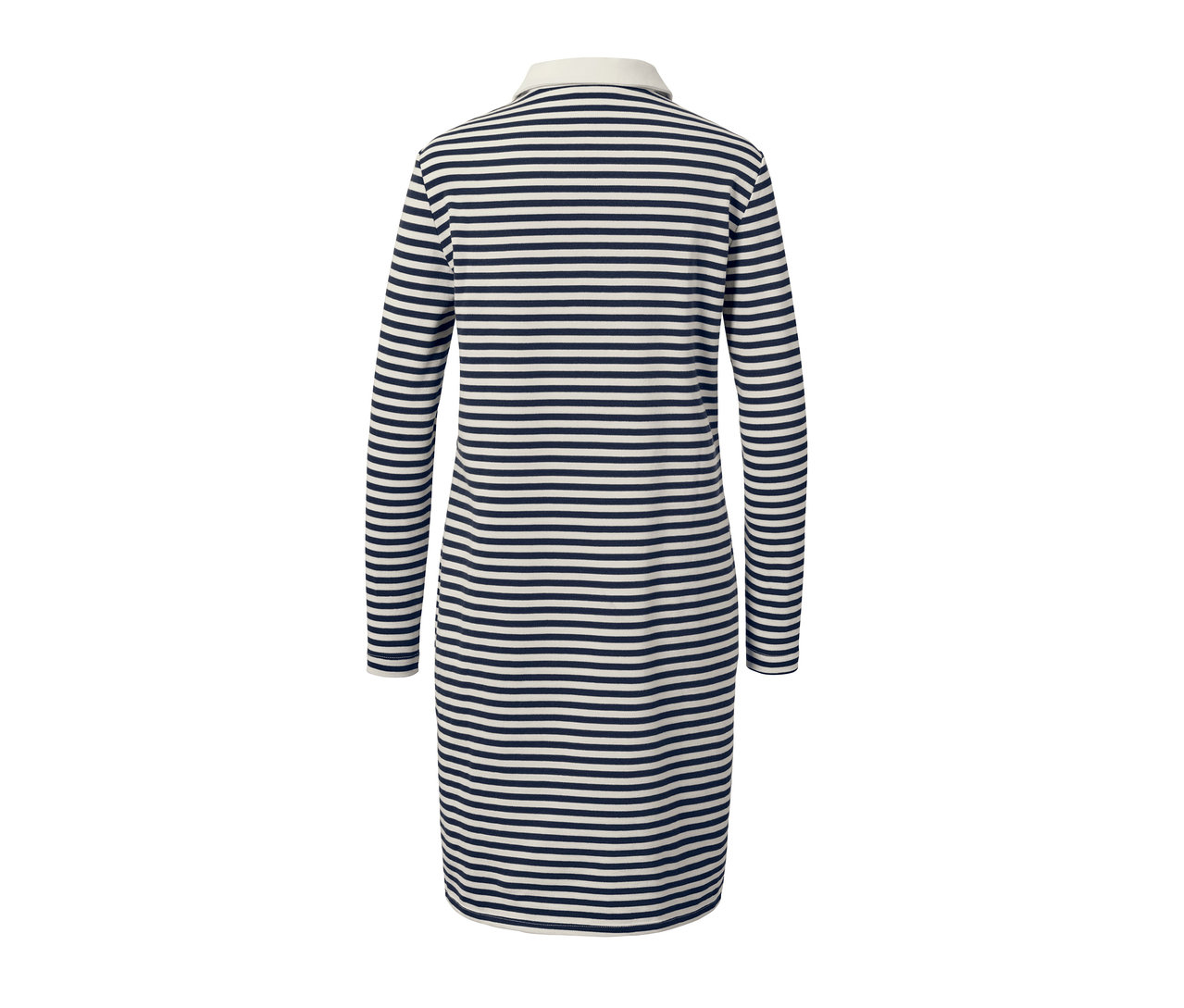 Sukienka z dzianiny dresowej z kołnierzykiem polo.