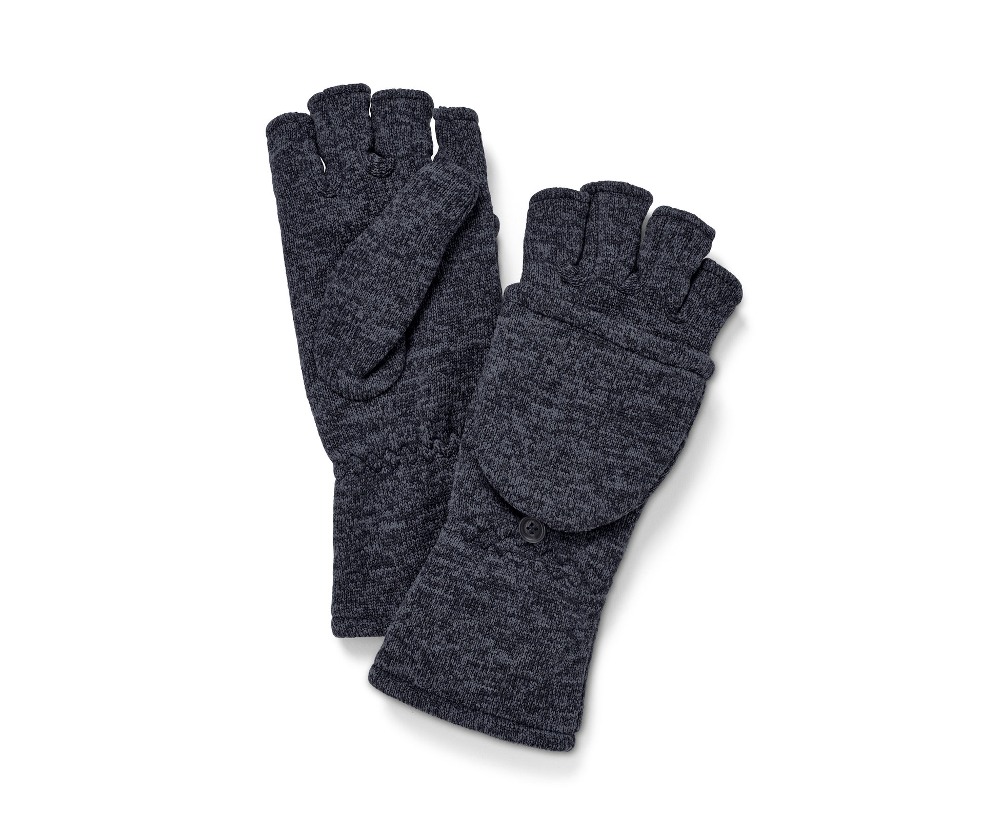 Tchibo - Rękawice-łapawice z dzianiny polarowej - unisex- niebieski
