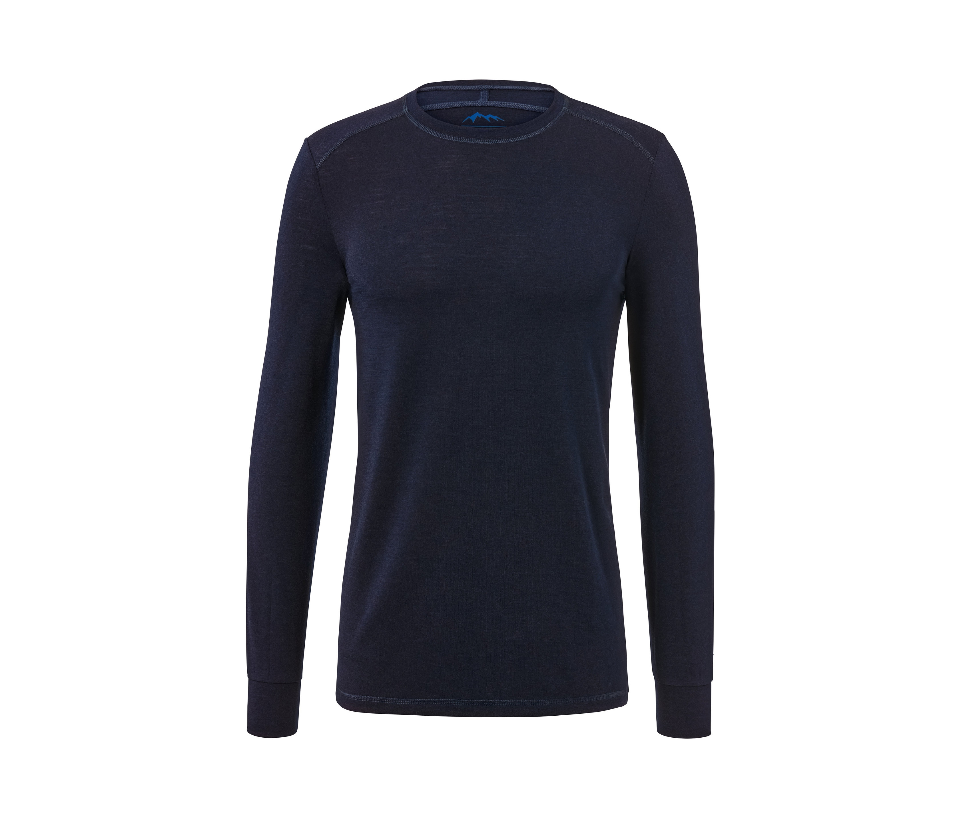 Tchibo - Koszulka funkcyjna z wełną z certyfikatem RWS- niebieski