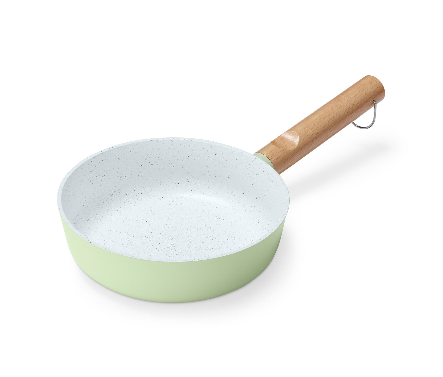 Patelnia aluminiowa z wysokiej jakości powłoką ceramiczną, ok. 20 cm.