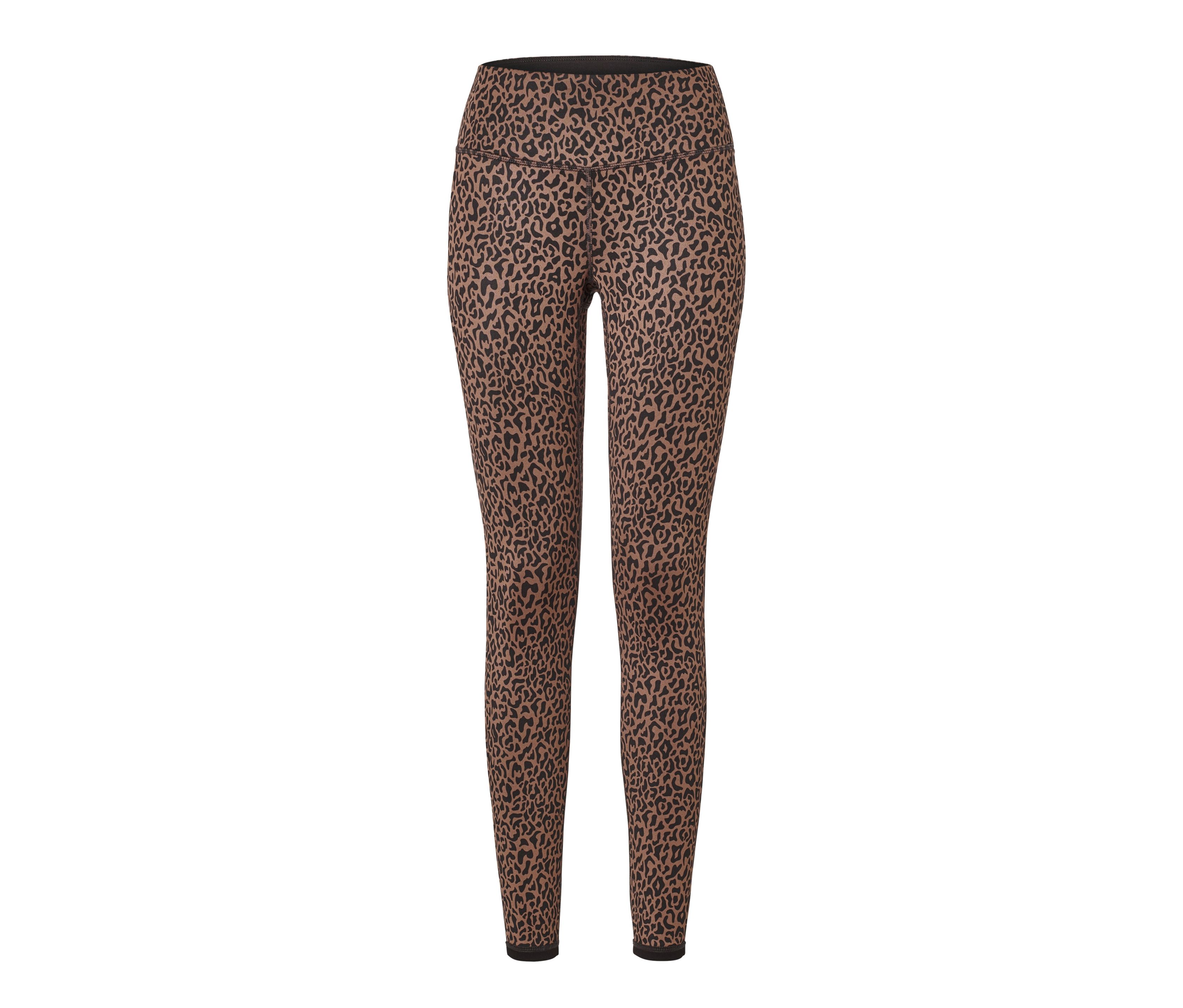 Tchibo - Dwustronne legginsy sportowe, czarny/brązowy