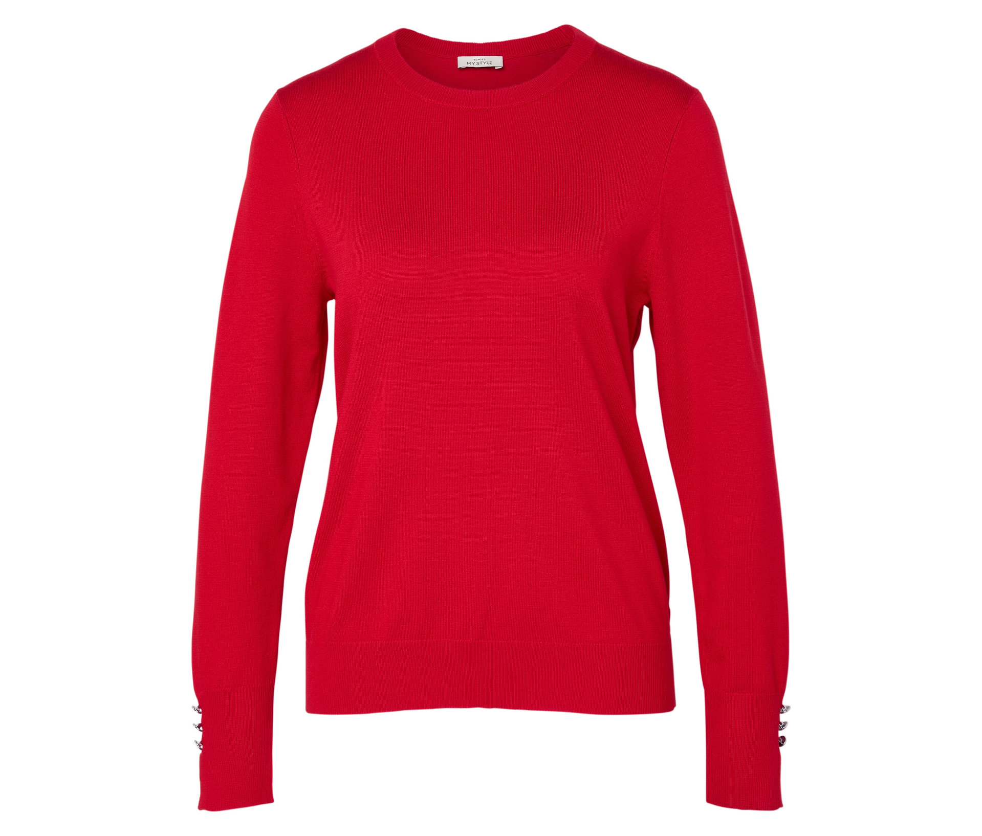 Tchibo - Cienki sweter- czerwony