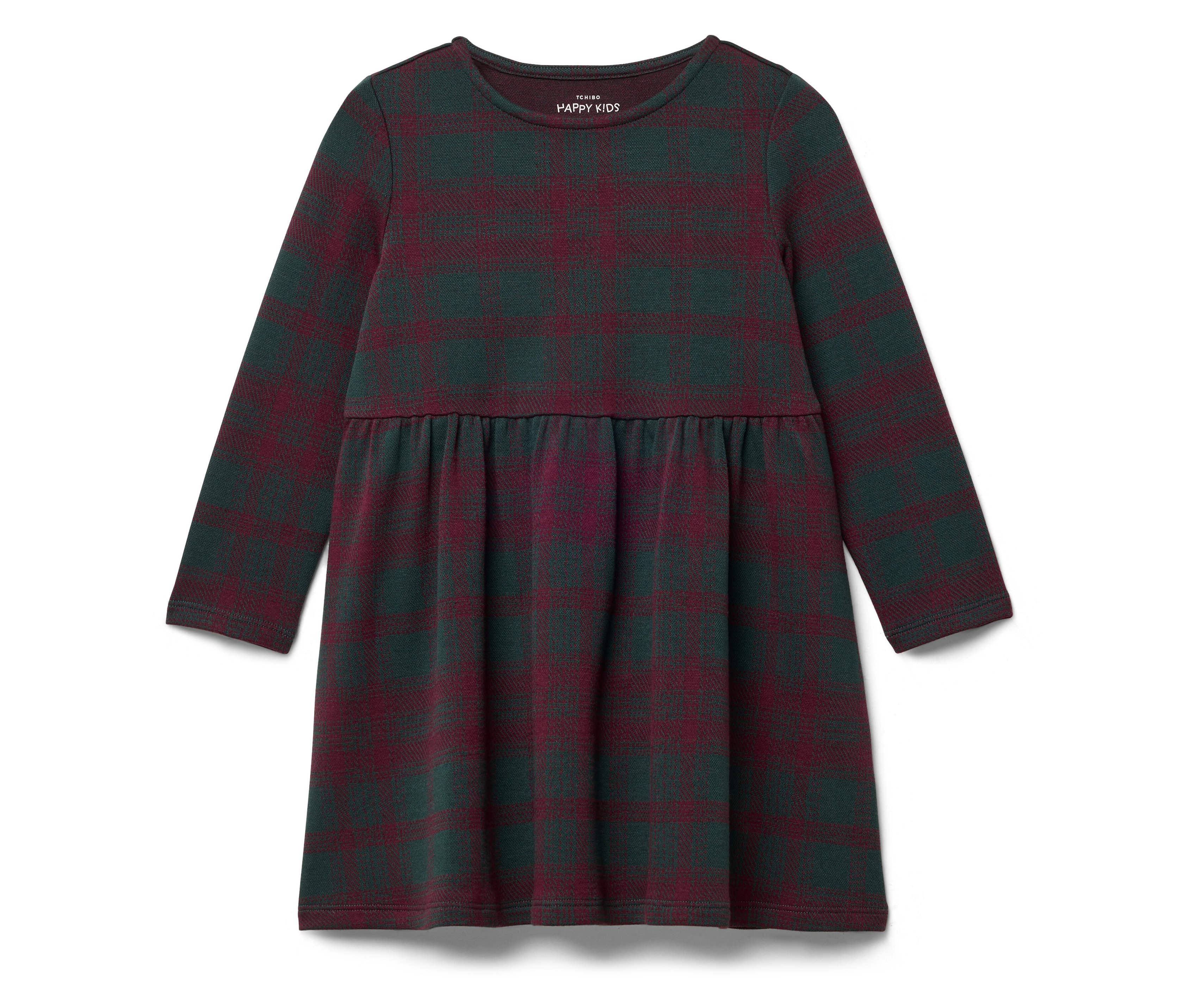 Tchibo - Sukienka żakardowa, zielony/czerwony