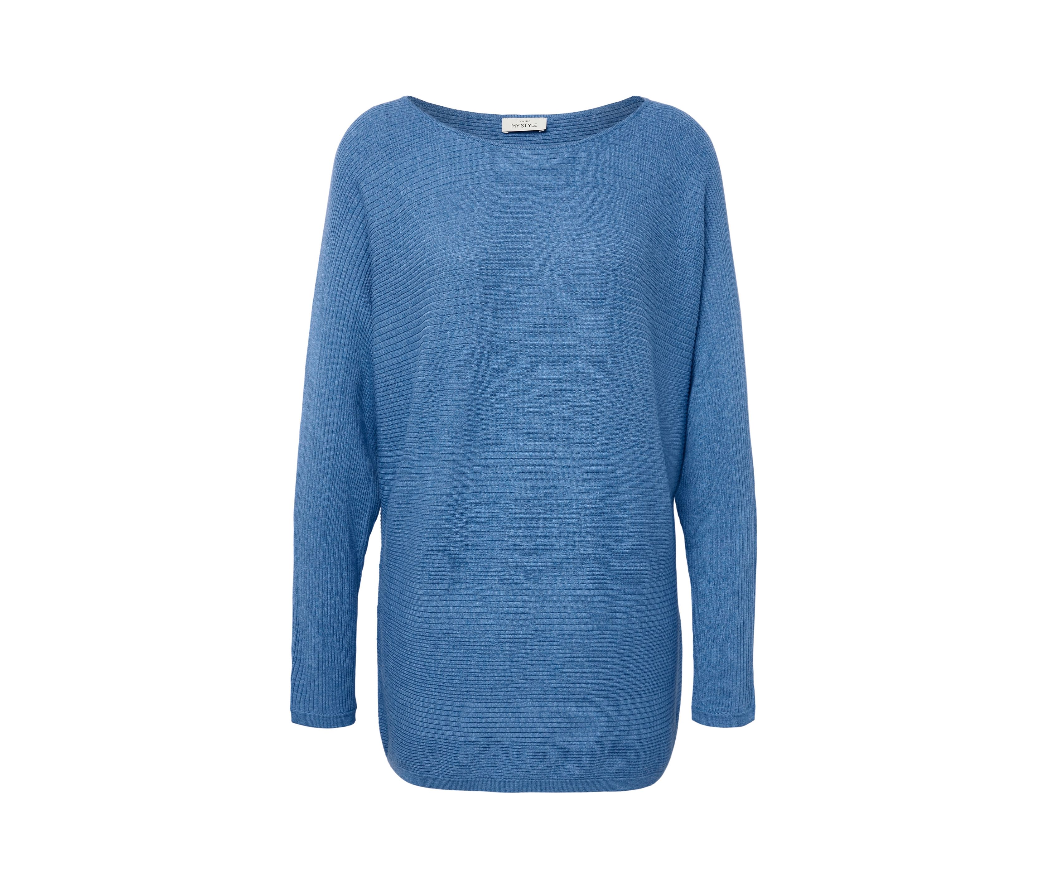 Tchibo - Cienki sweter, niebieski