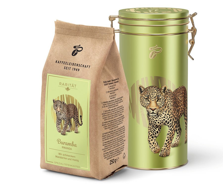 Kawa Rarität »Buramba Rwanda« wraz z pojemnikiem na kawę