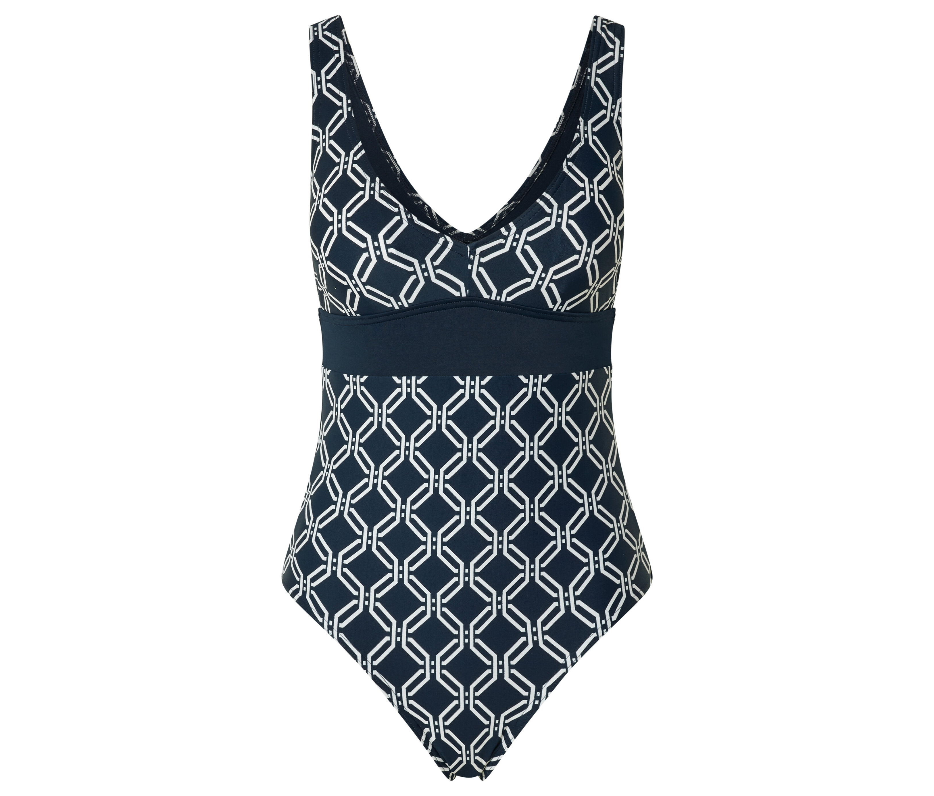 Tchibo - Kostium kąpielowy- niebieski/z nadrukiem