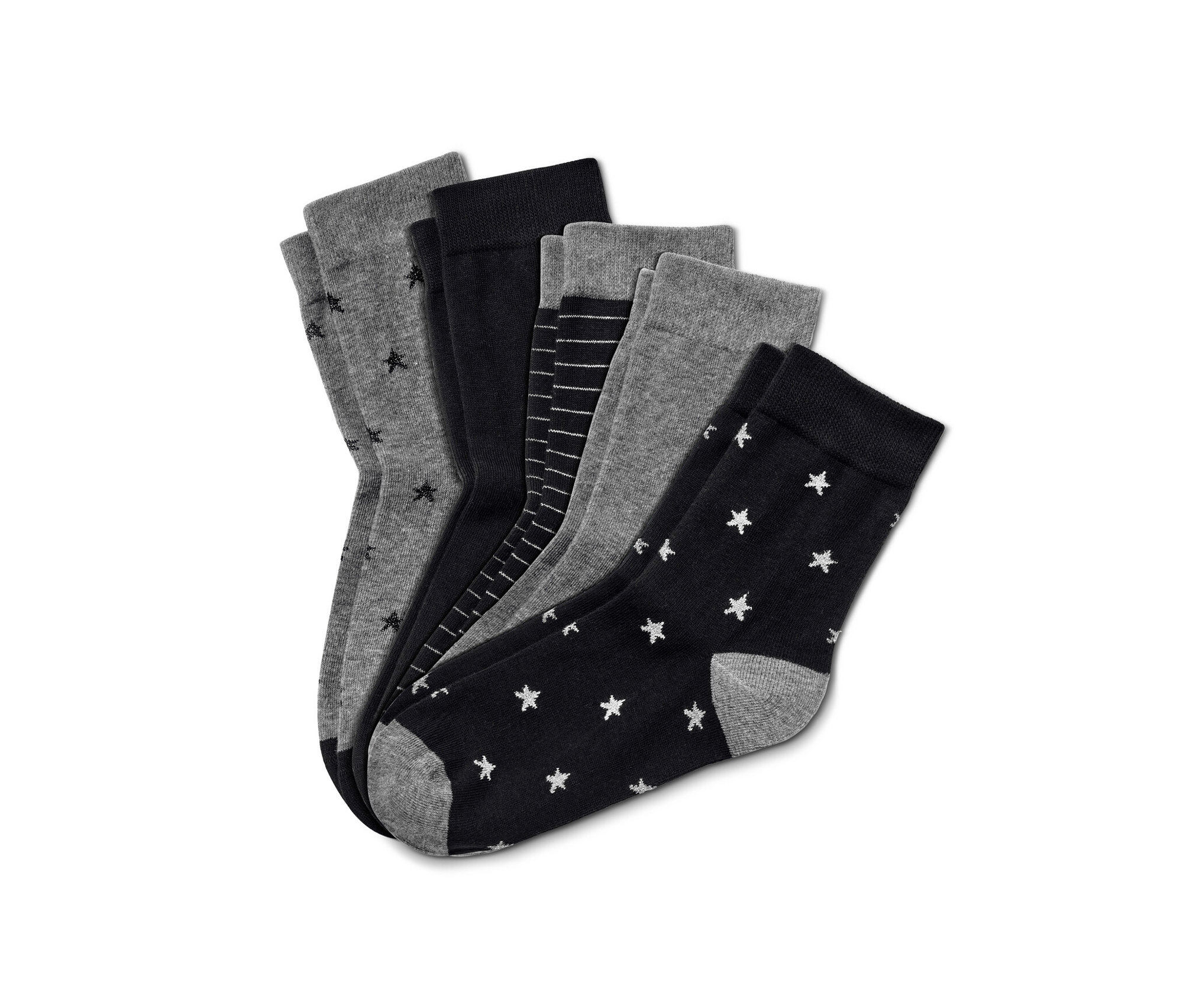Tchibo - Skarpety- szary/czarny