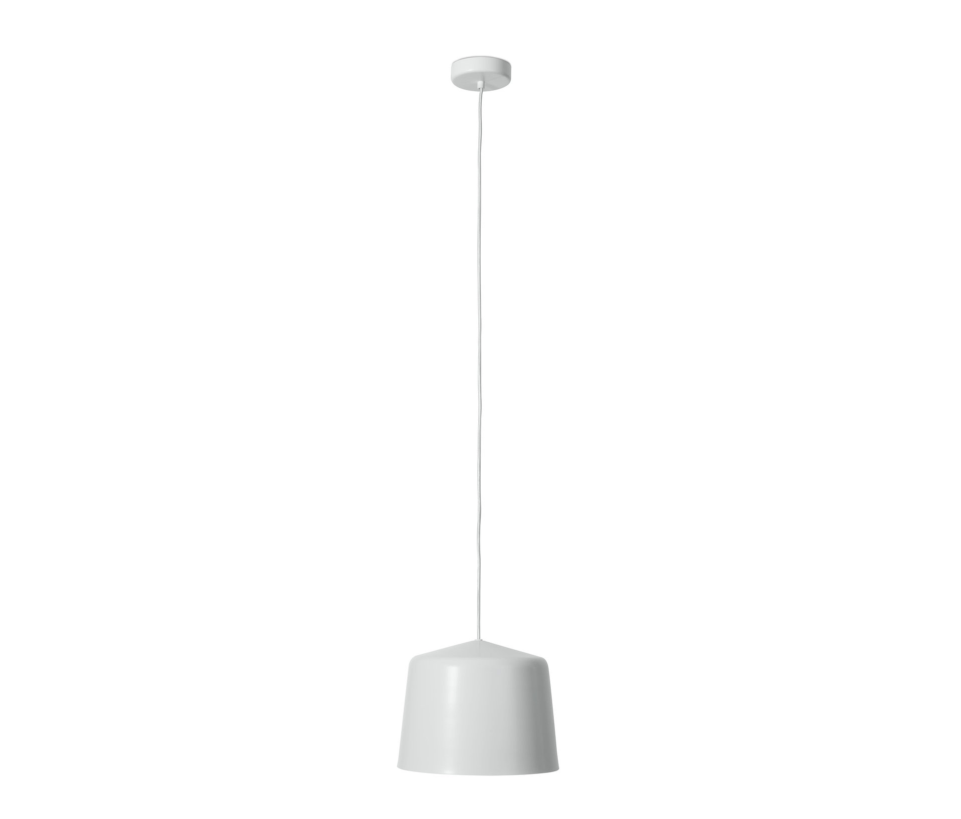 Tchibo - Metalowa lampa wisząca - kolor: biały