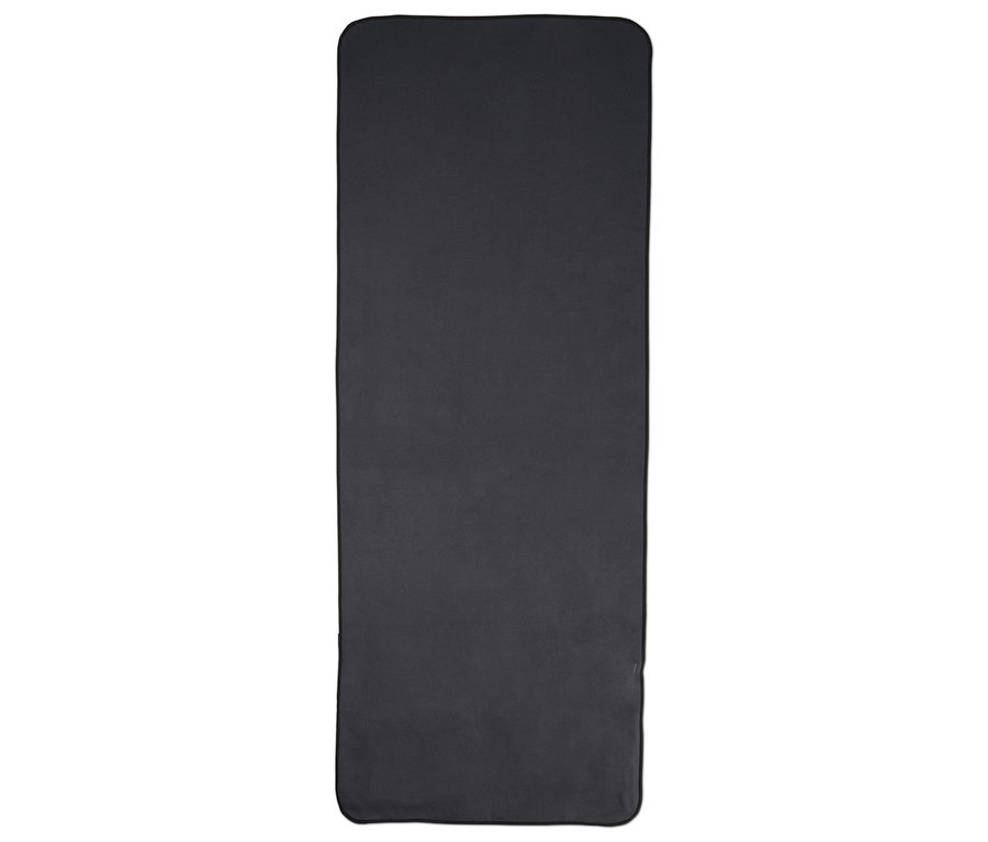 Czarna mata do ćwiczeń.