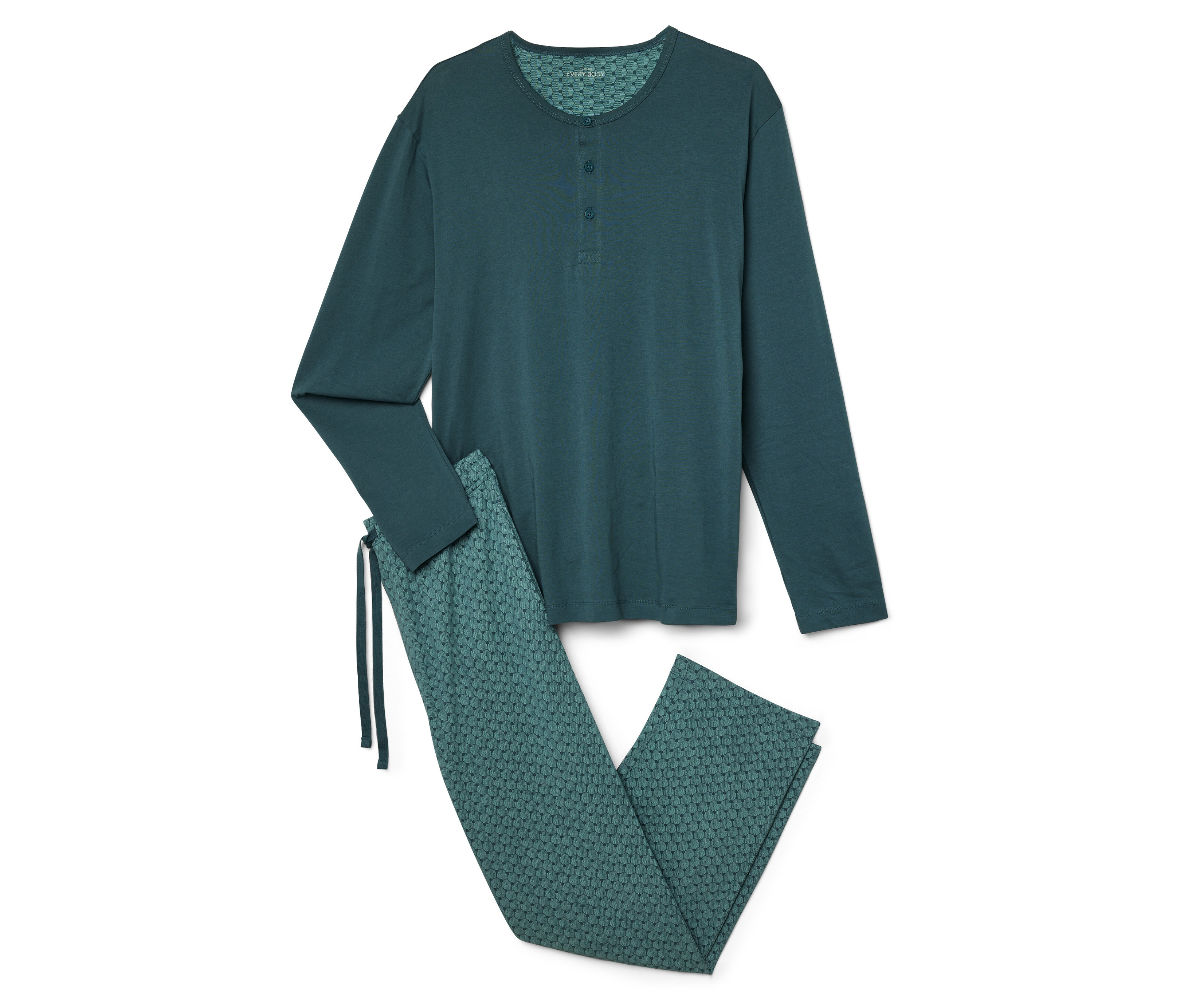 Tchibo - Piżama- zielony/z nadrukiem