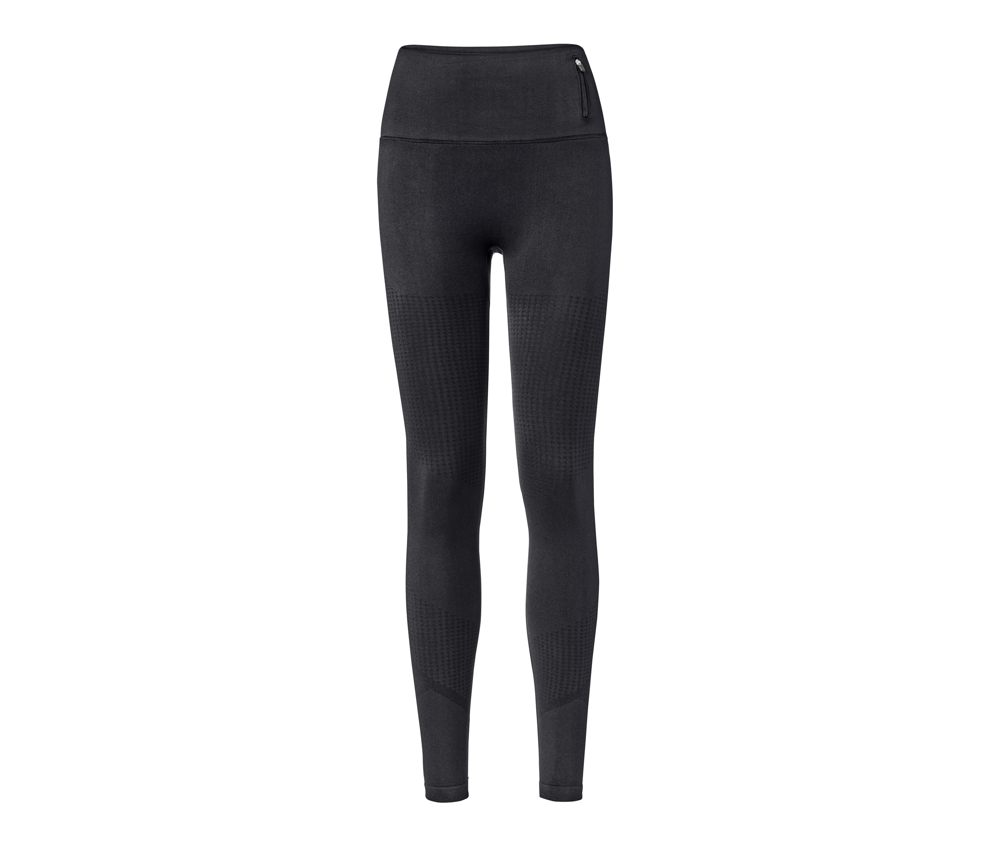 Tchibo - Bezszwowe legginsy sportowe, czarny