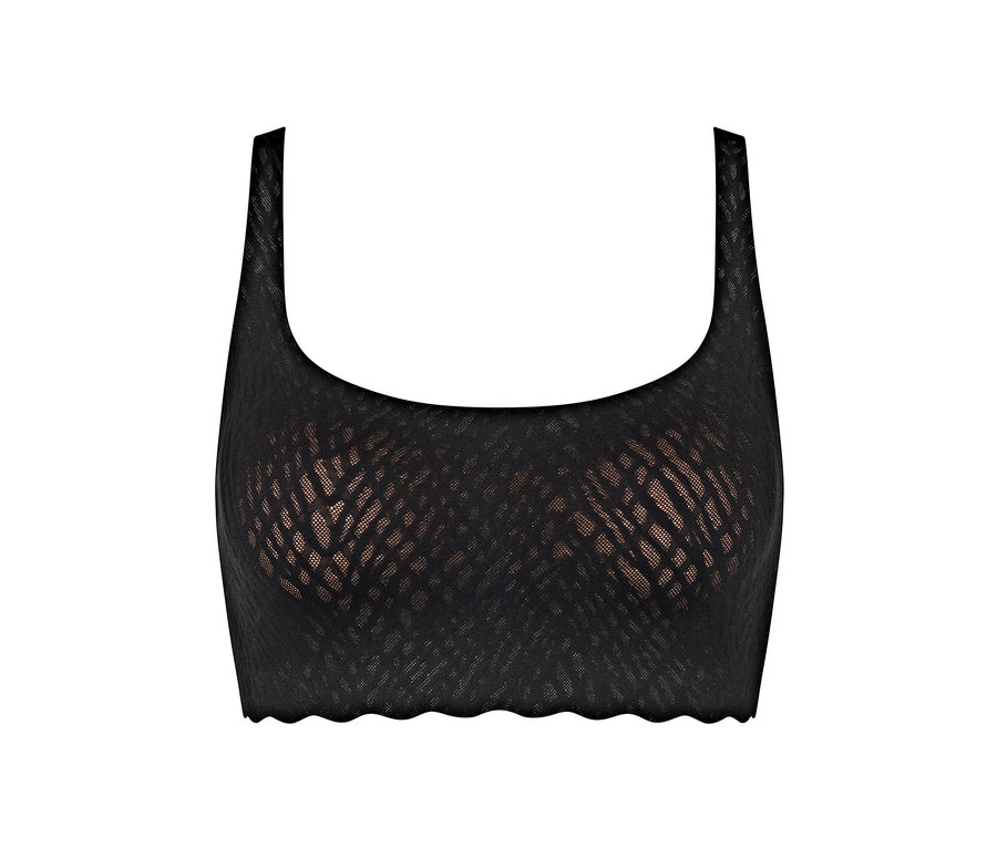 Czarny top sloggi ZERO Feel Bliss.