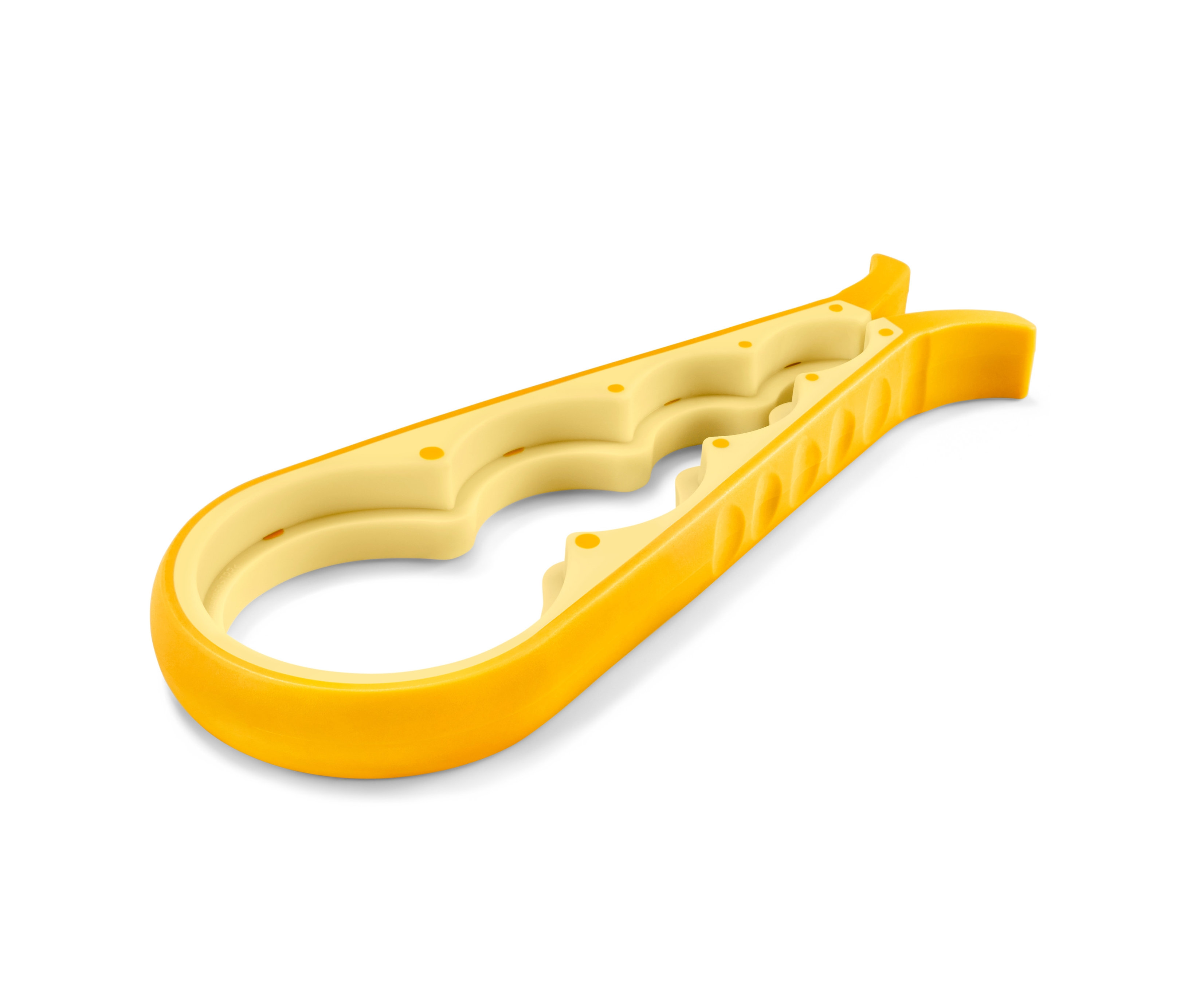 Tchibo - Otwieracz do słoików i butelek - kolor: beżowy/biały