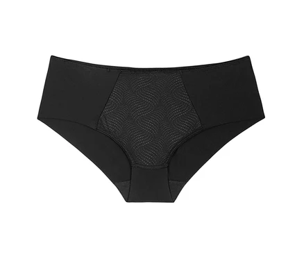 Czarne figi typu hipster Triumph Essential „Minimizer Hipster X”.