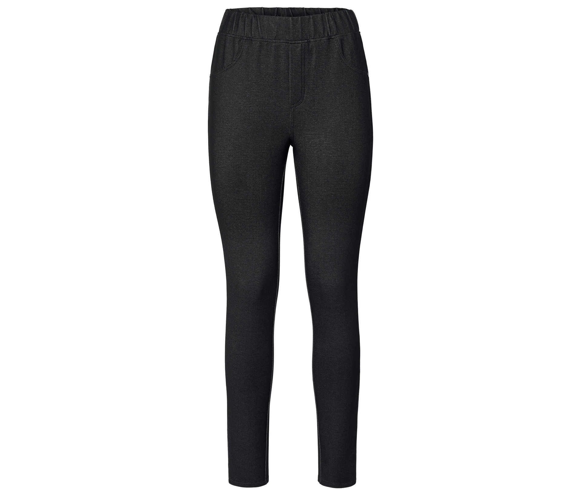 Tchibo - Legginsy stylizowane na dżins- czarny