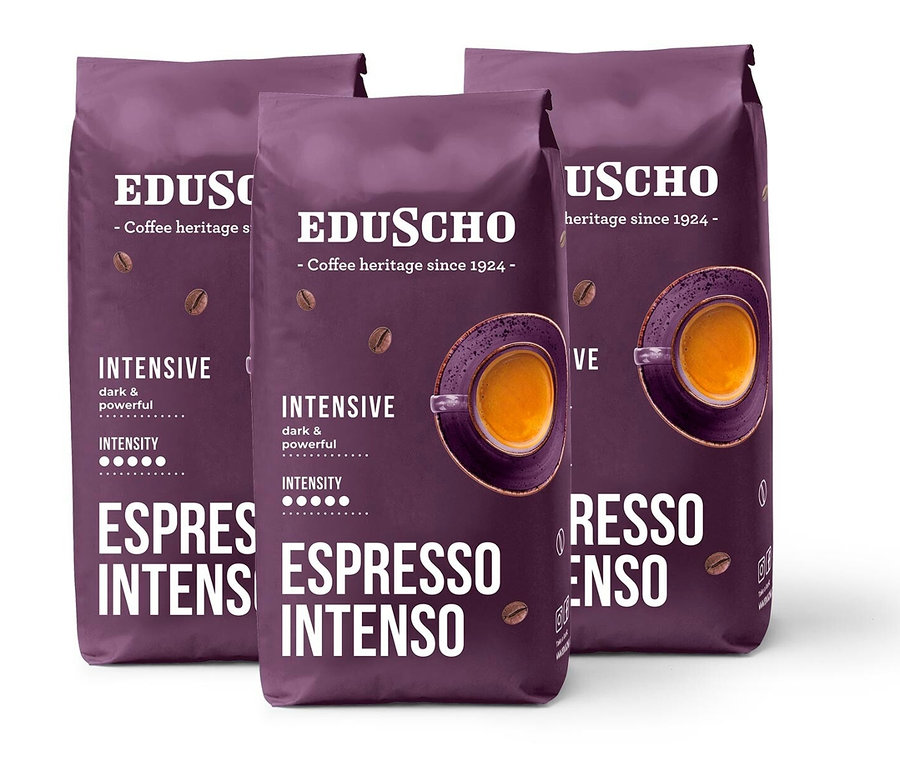 Eduscho Espresso Intenso - 3 x 1kg kawa ziarnista