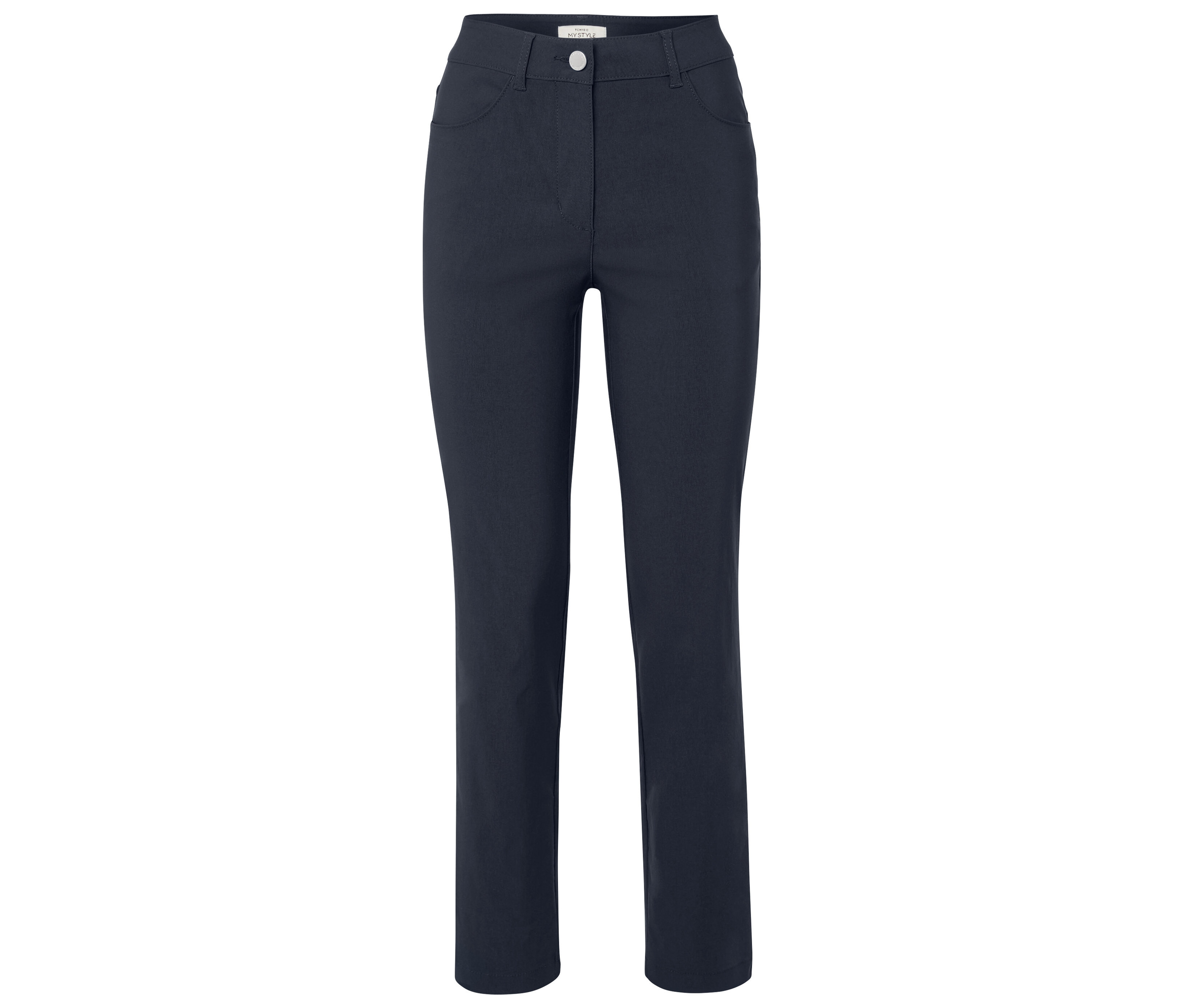 Tchibo - Spodnie z bengaliny- niebieski