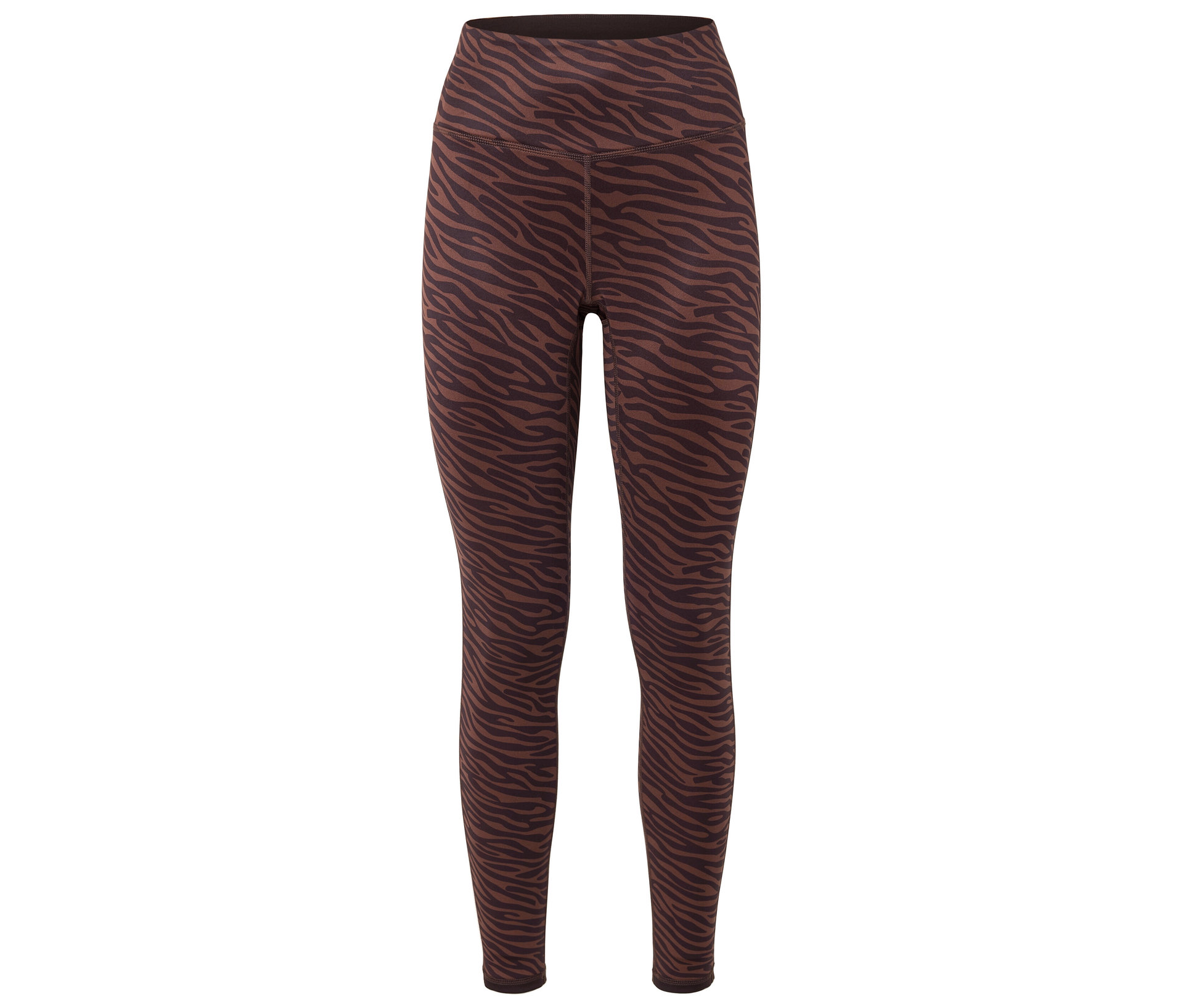 Tchibo - Legginsy sportowe- brązowy/z nadrukiem