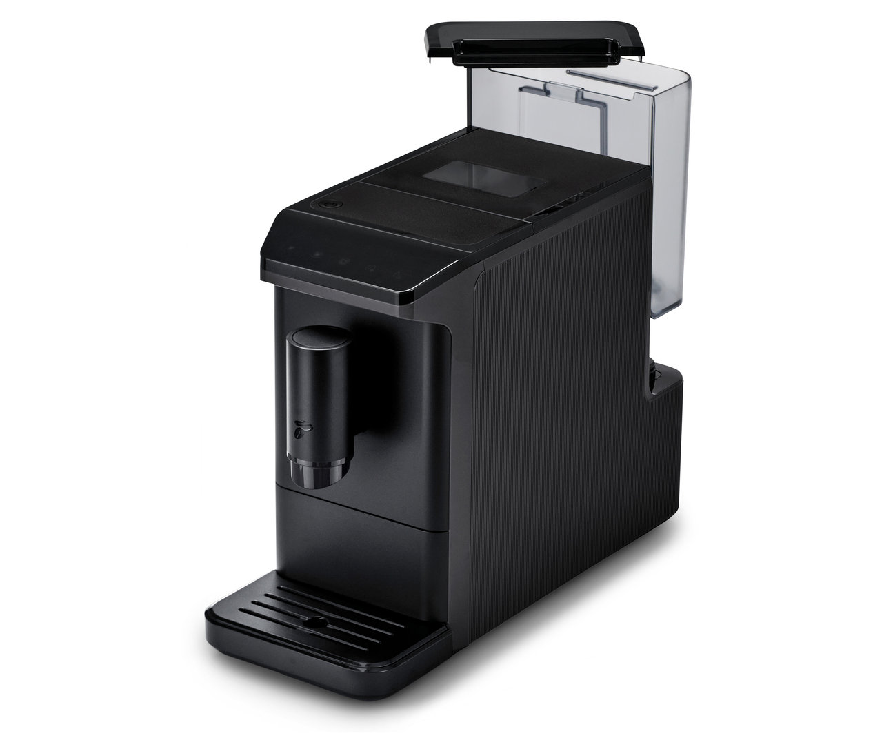 Zbliżenie na czarny ekspres do kawy »Esperto mini«.