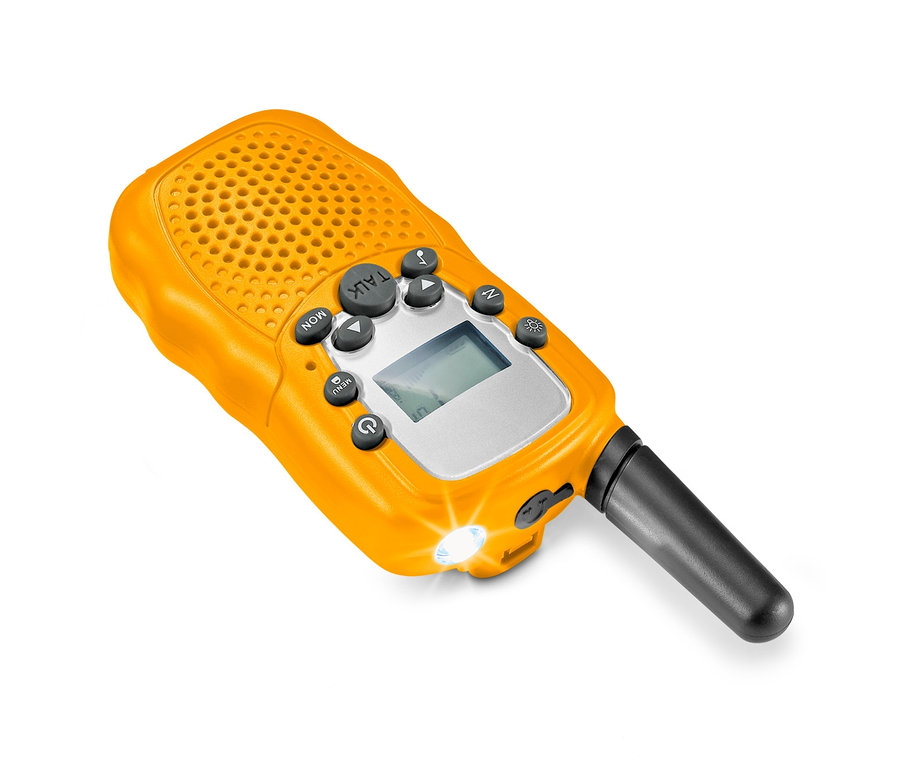 Żółte walkie-talkie, 1 sztuka.