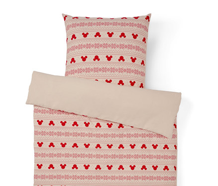 Pościel z cienkiej flaneli „Mickey Mouse”, rozmiar standardowy