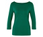 Zielona koszulka z rękawami o długości 3/4.