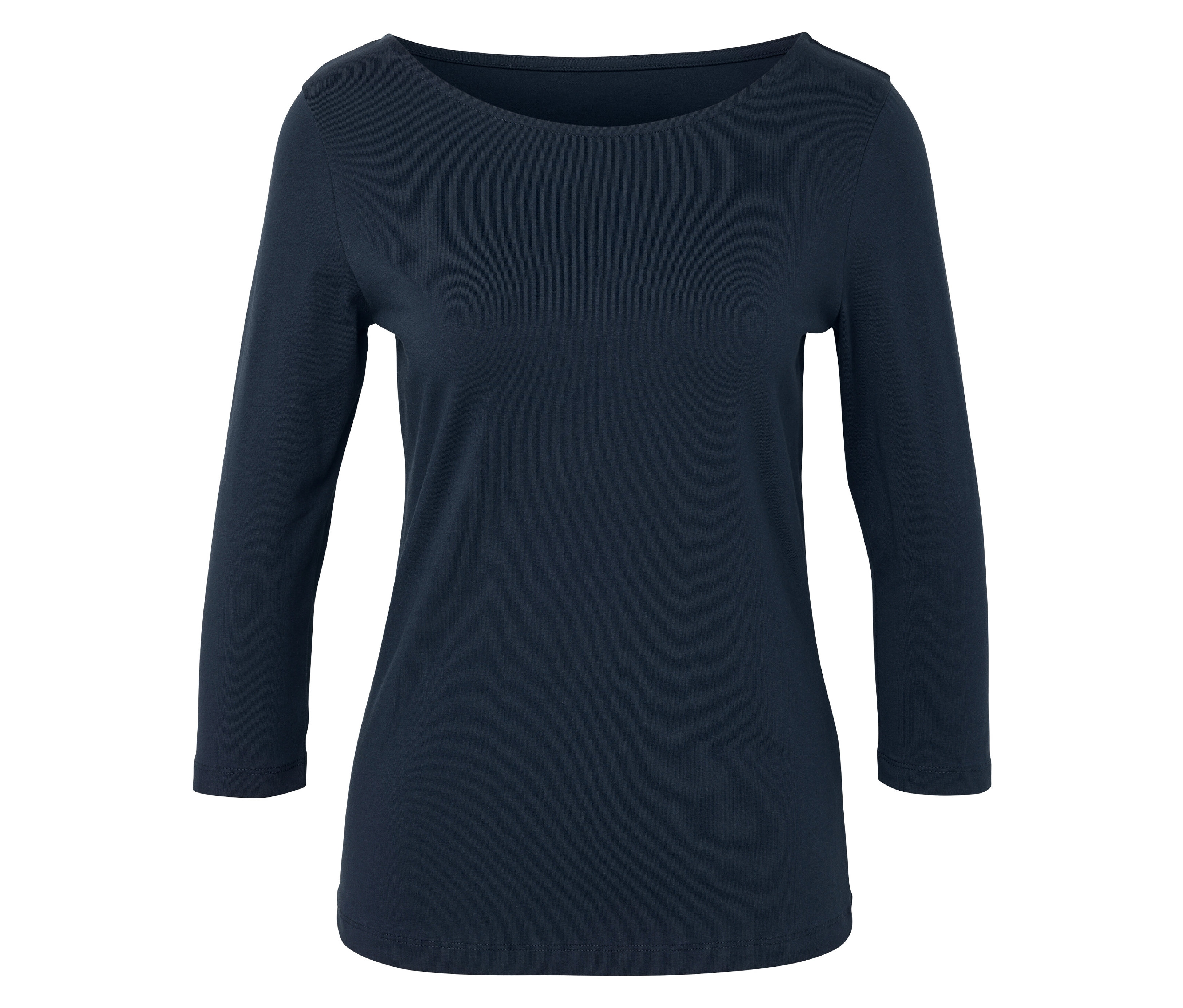 Tchibo - Koszulka z rękawem o długości 3/4- niebieski