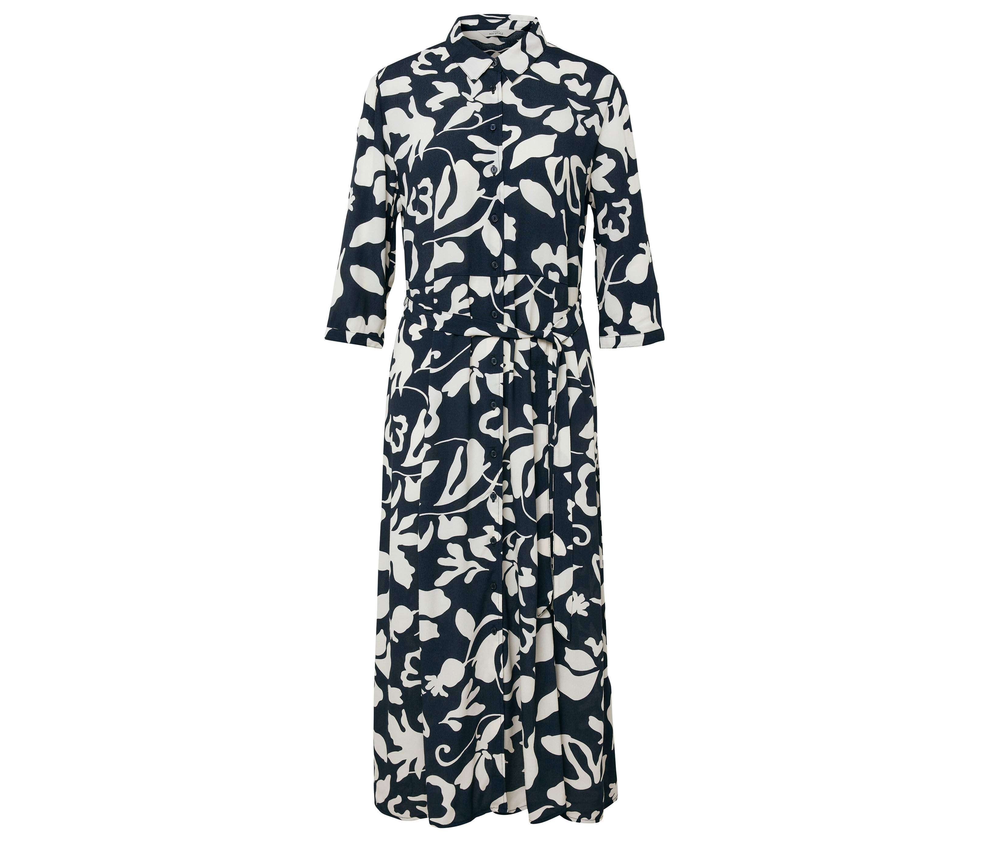 Tchibo - Wzorzysta sukienka koszulowa- biały/czarny