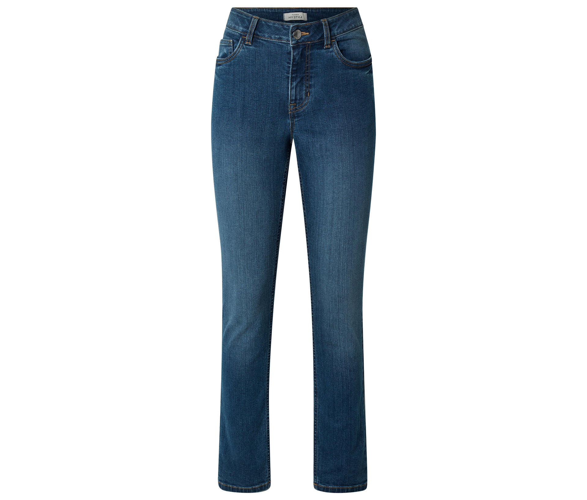 Tchibo - Dżinsy o wąskim kroju – fason „Emma”, mid blue denim