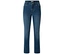 Dżinsy o wąskim kroju „Emma” w kolorze mid blue denim na białym tle.