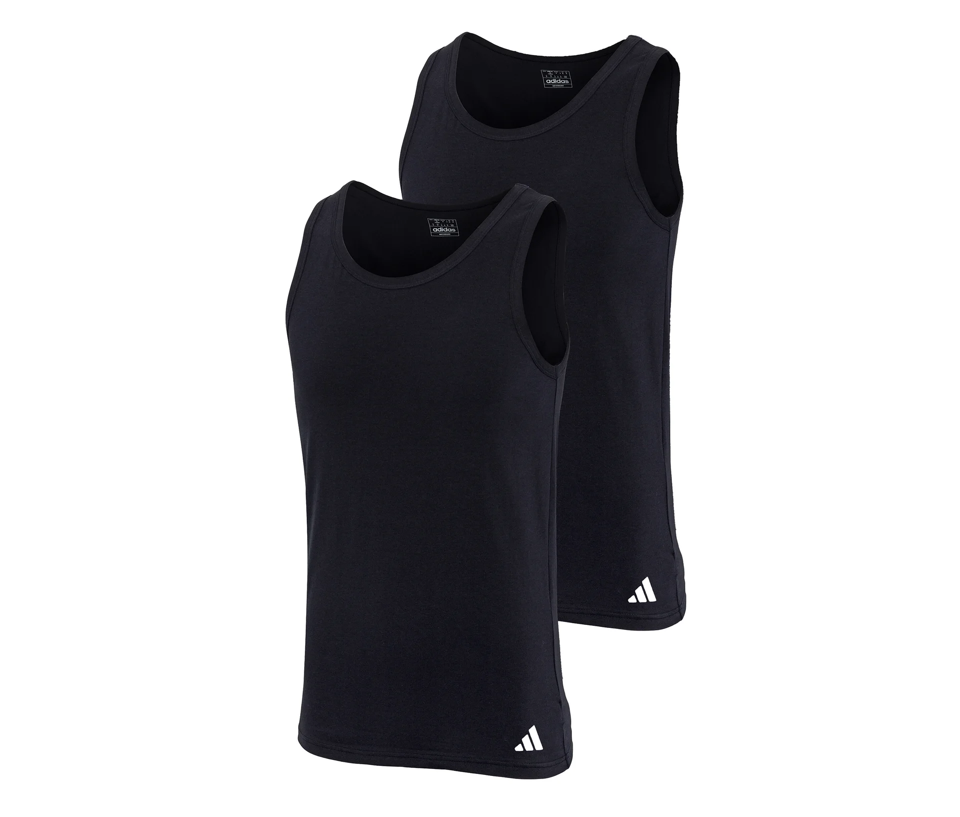 Koszulki bez rękawów adidas Active Flex, 2 sztuki, czarne