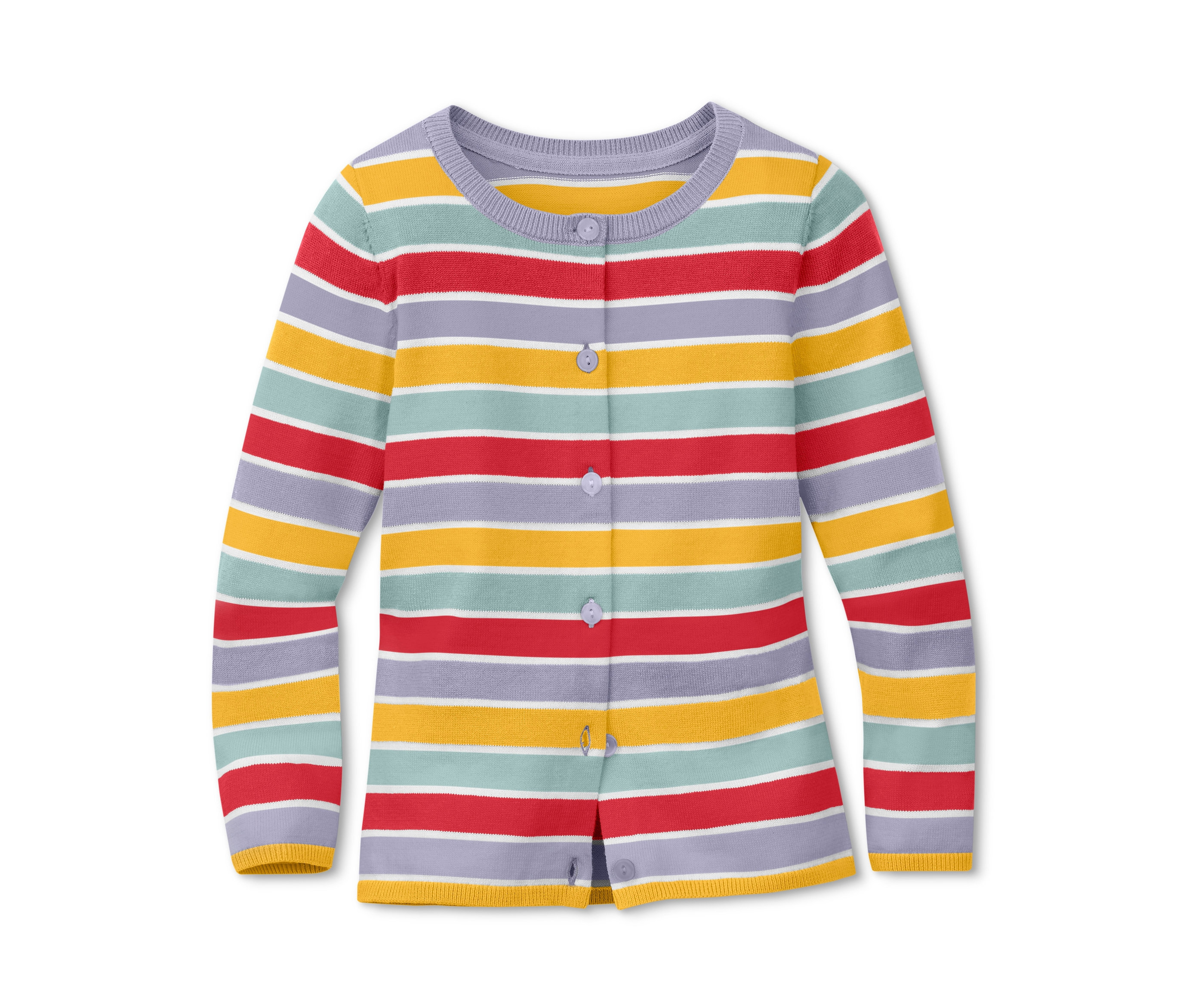 Tchibo - Bluza z dzianiny- zielony/żółty/w paski