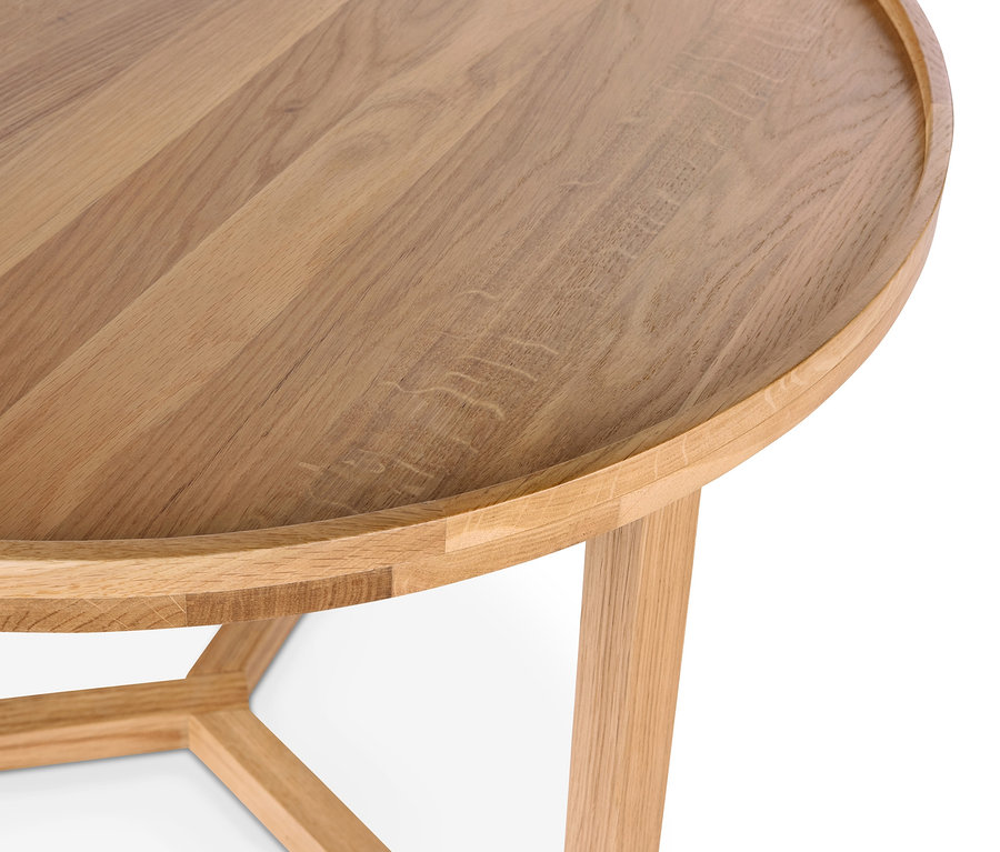 Detal okrągłego stolika.