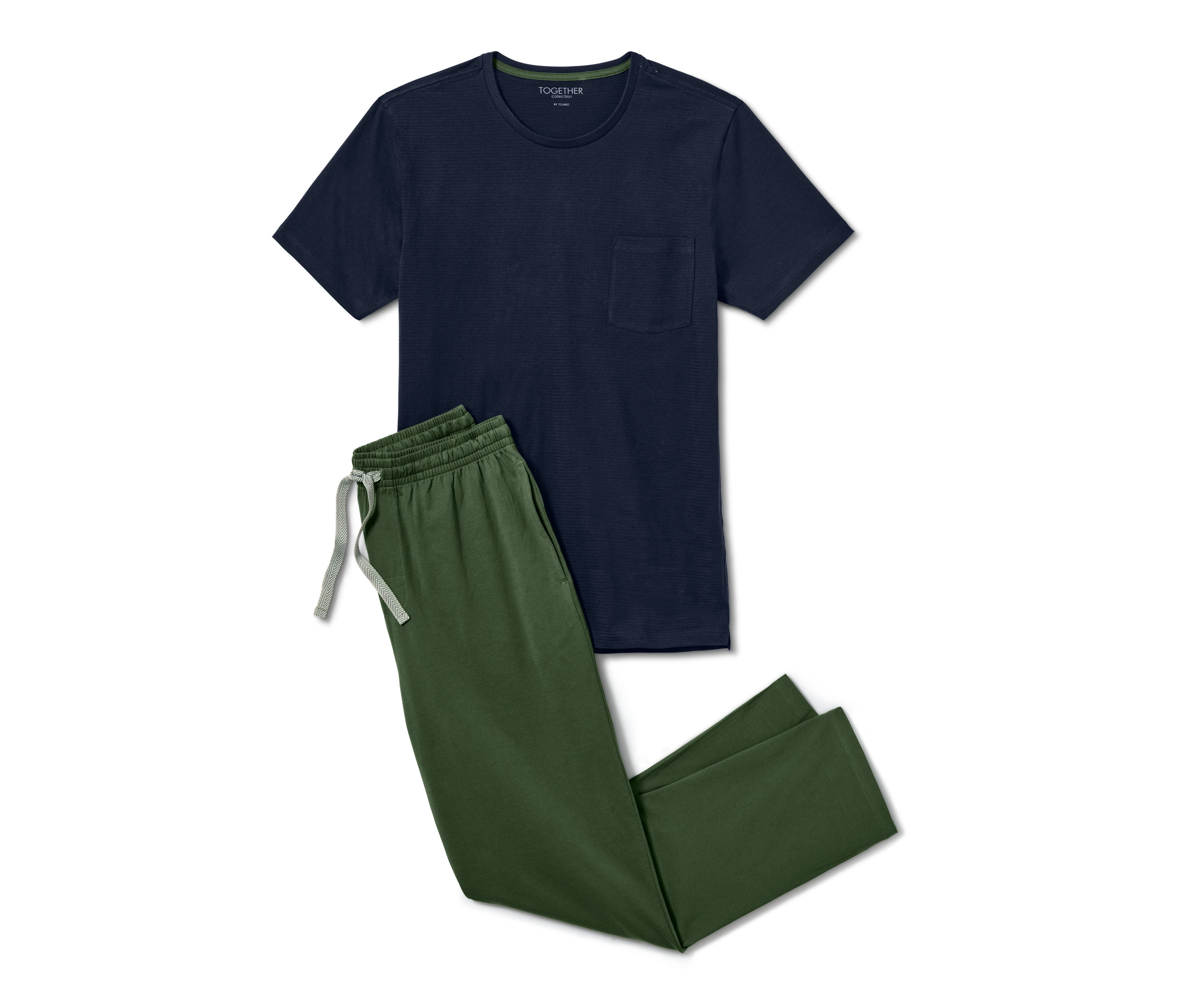 Tchibo - Piżama- zielony/niebieski