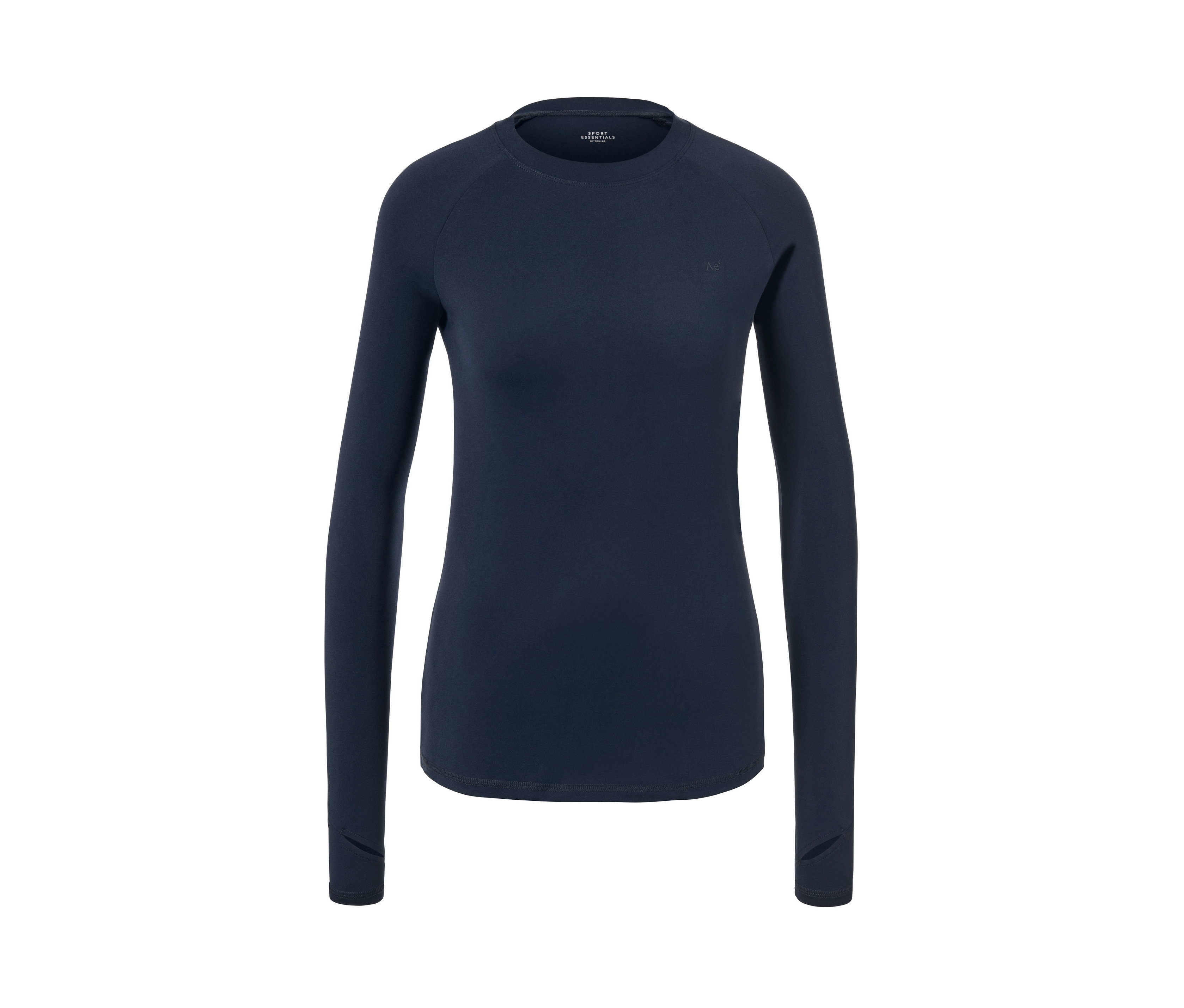 Tchibo - Koszulka funkcyjna z długim rękawem, niebieski/zielony