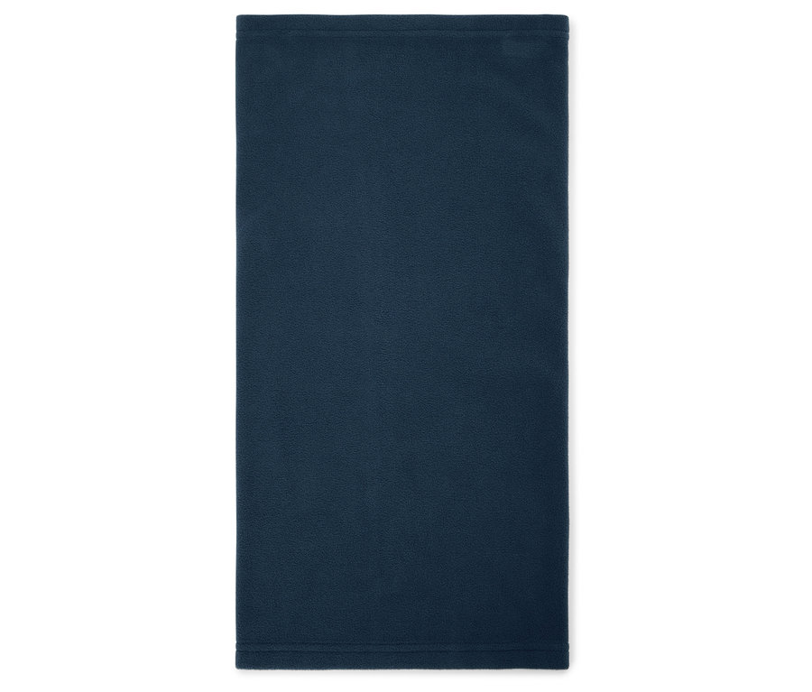 Granatowa chusta wielofunkcyjna na białym tle.