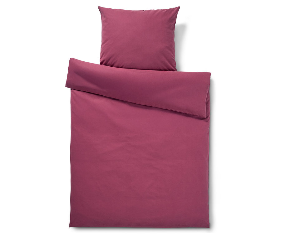 Różowa pościel z półlnu w standardowym i dużym rozmiarze.