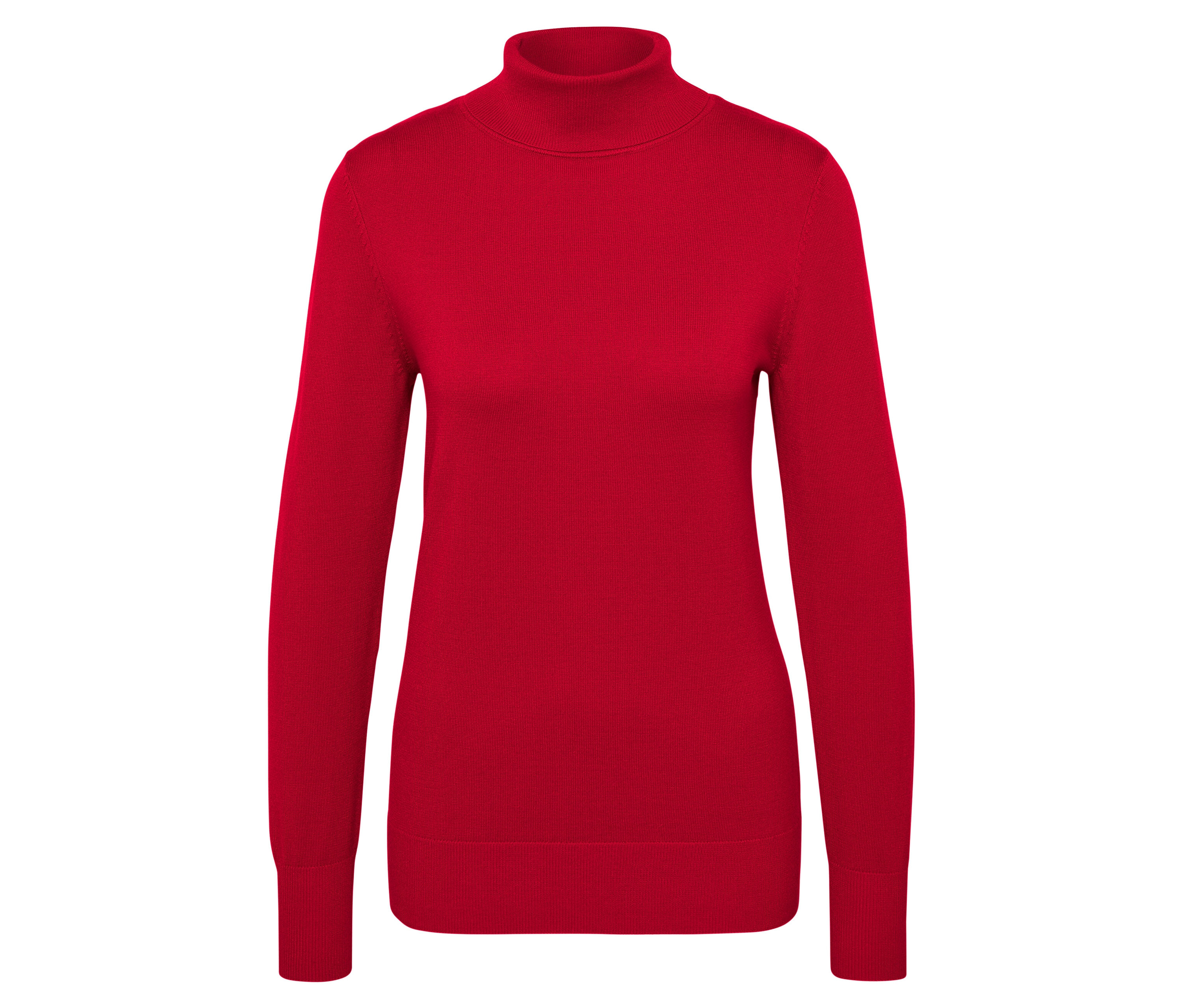 Tchibo - Sweter z delikatnej dzianiny z golfem, szary