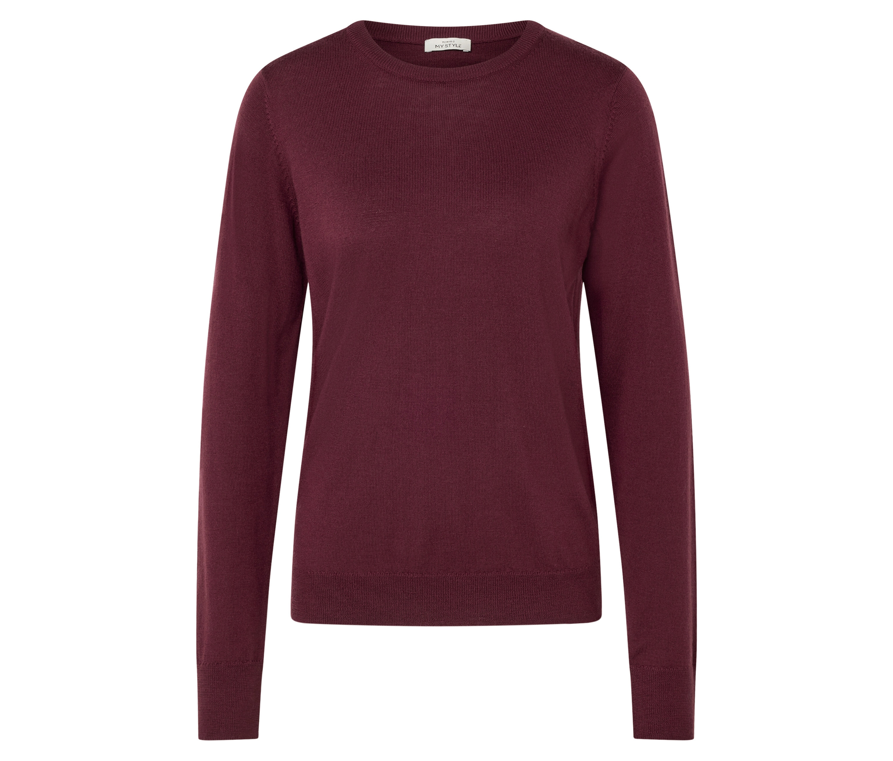 Tchibo - Sweter z wełny merino- czerwony