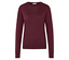 Bordowy sweter z wełny merino.