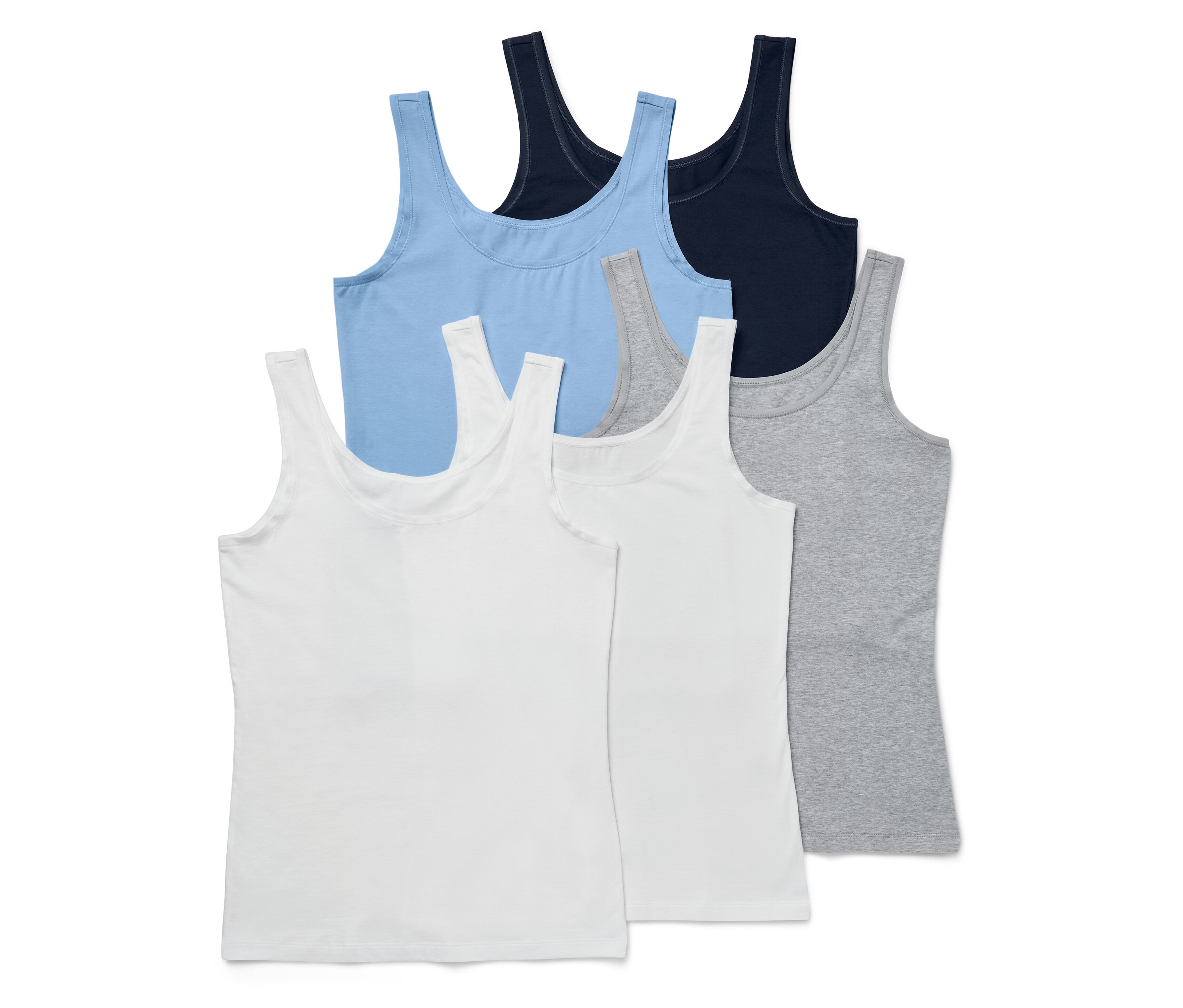 Tchibo - Podkoszulki- niebieski/jasnoniebieski