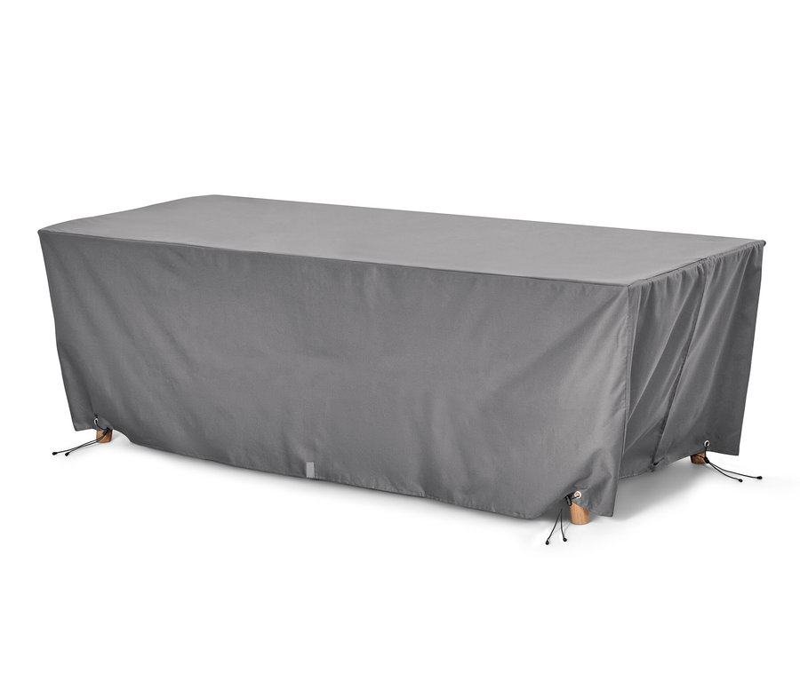 Szara osłona premium na duże stoły rozsuwane.